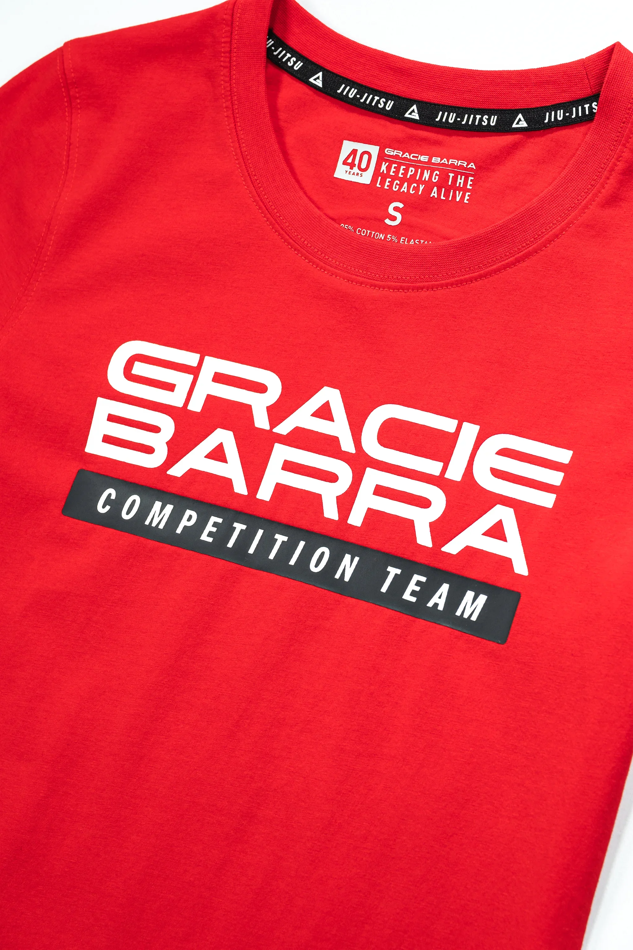40 Years Competition Team Womens Tee - Red - Image 3