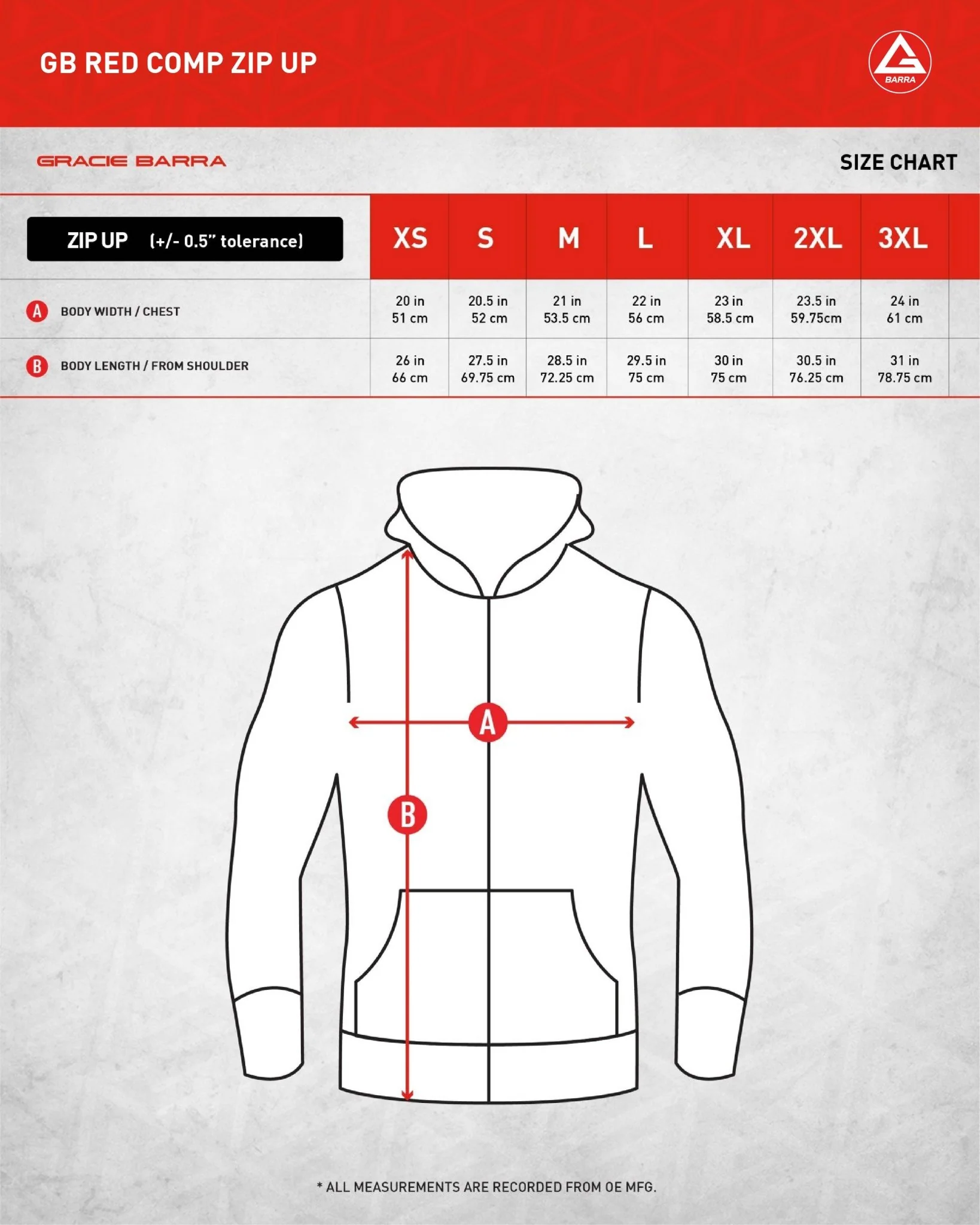 40 Years Competition Team Zip Hoodie - Red - Image 12