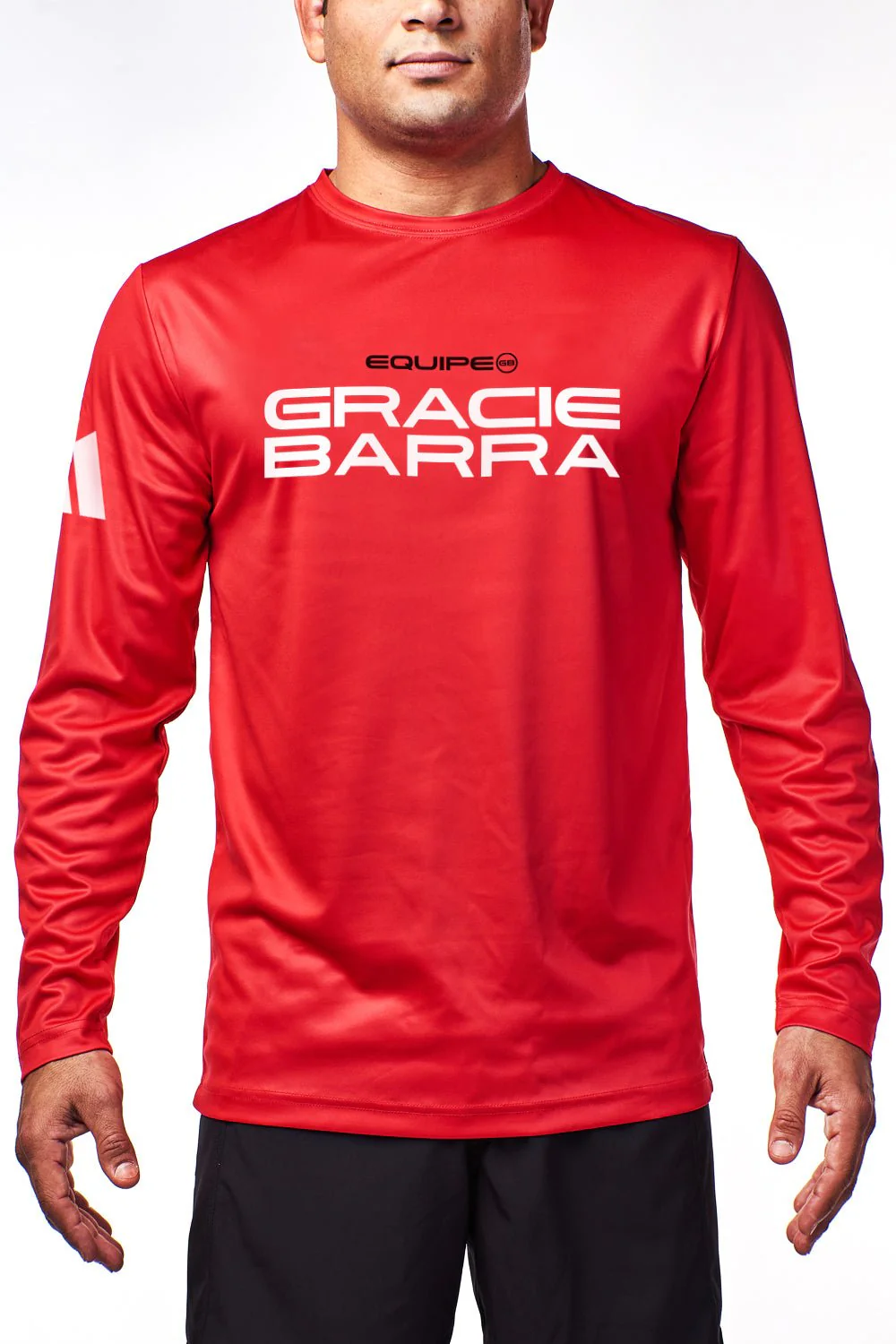 Mens Comp Team L/S Tech Tee by adidas - Red
