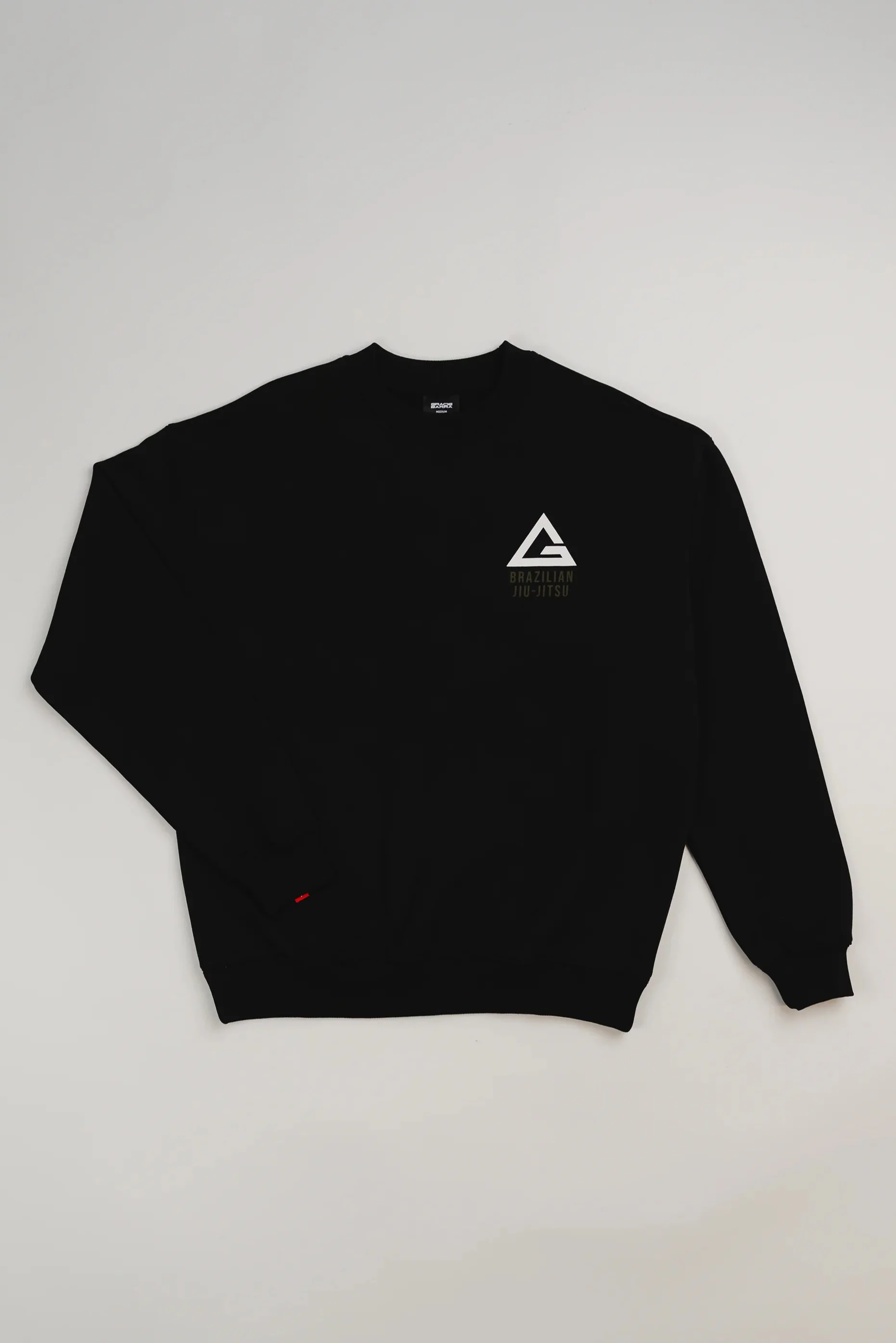 Arte Suave V2 Mens French Terry Crewneck - Black - Image 2