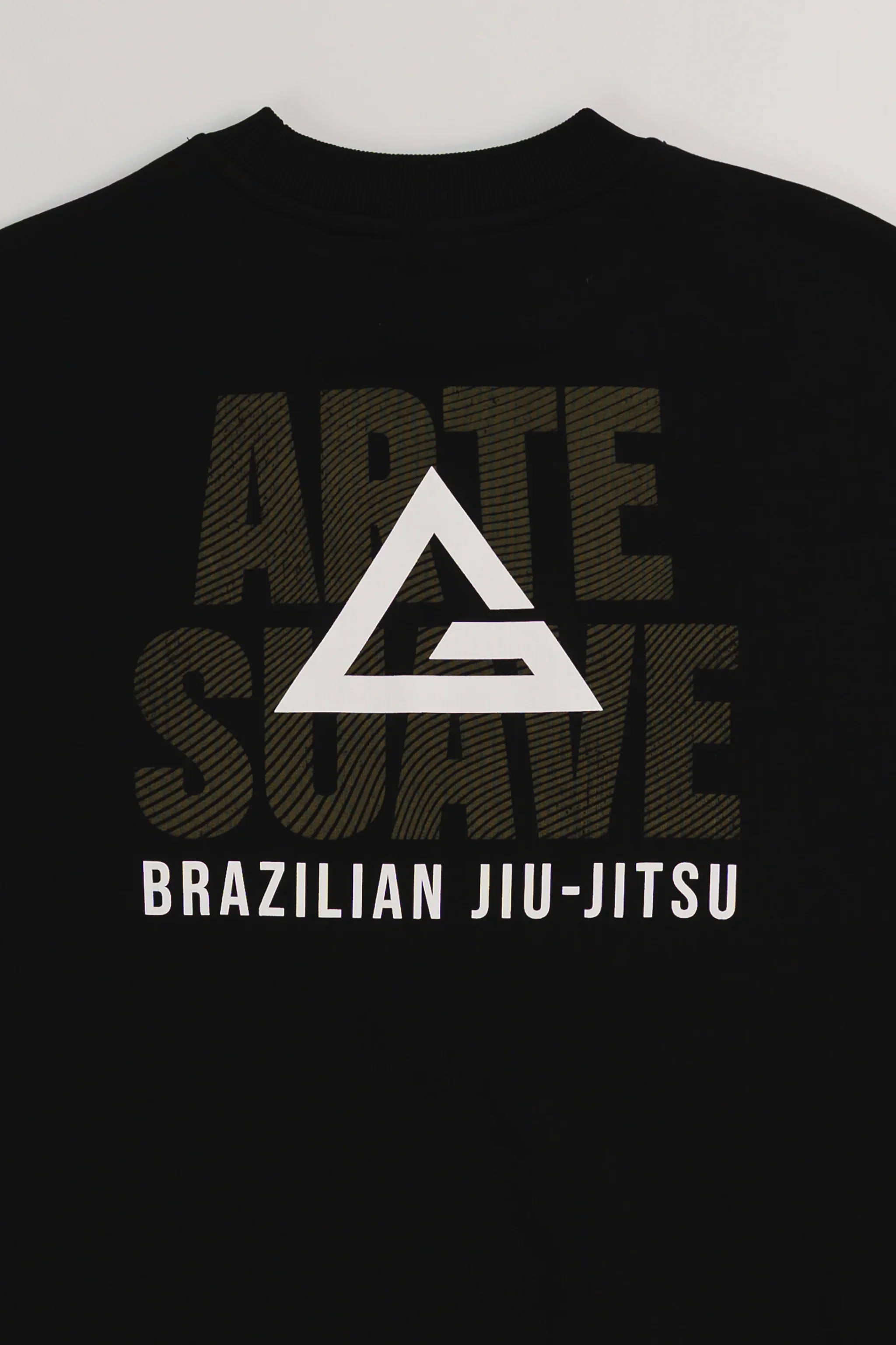 Arte Suave V2 Mens French Terry Crewneck - Black - Image 4