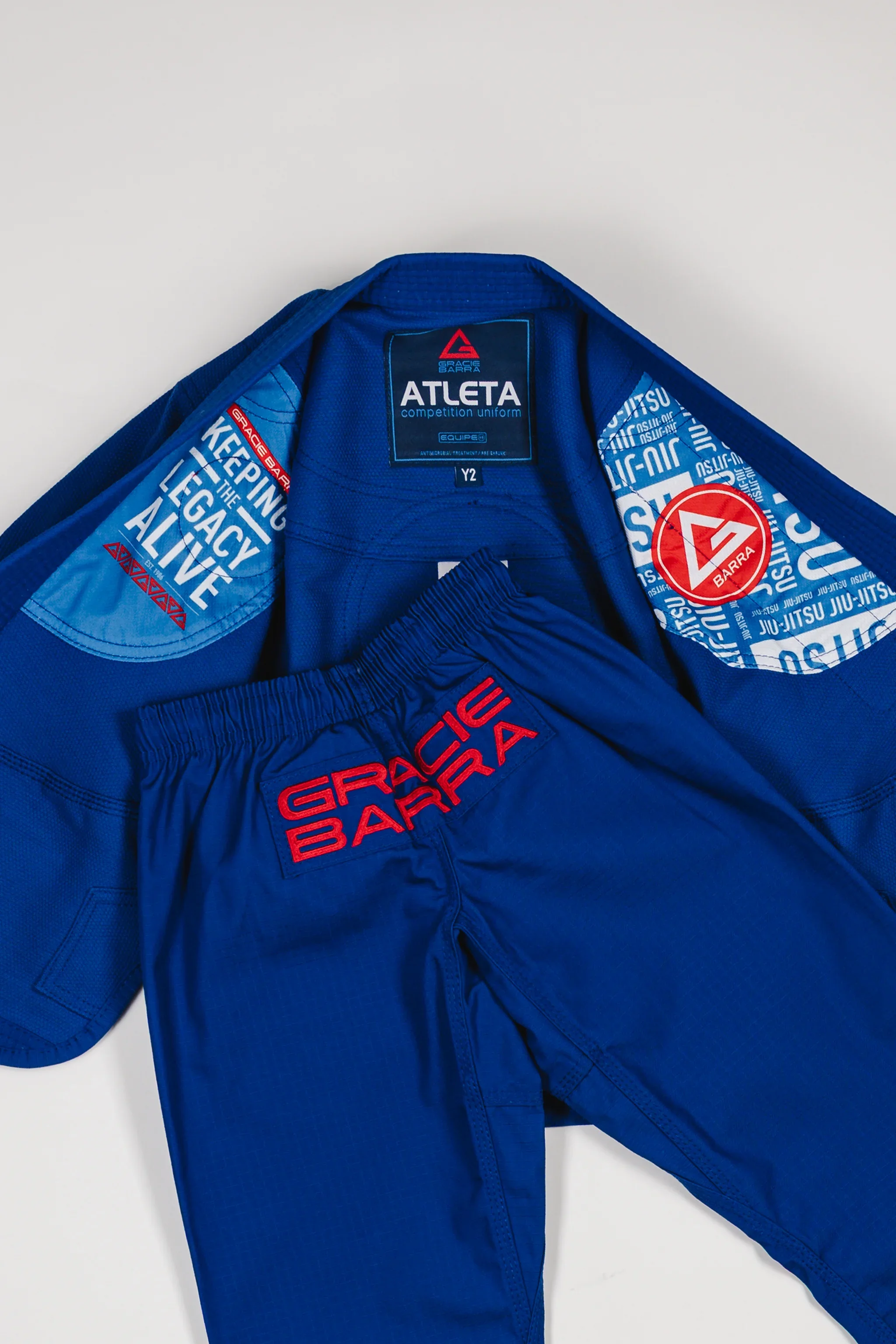 AtletaGB V4 Youth Kimono - Blue - Image 3