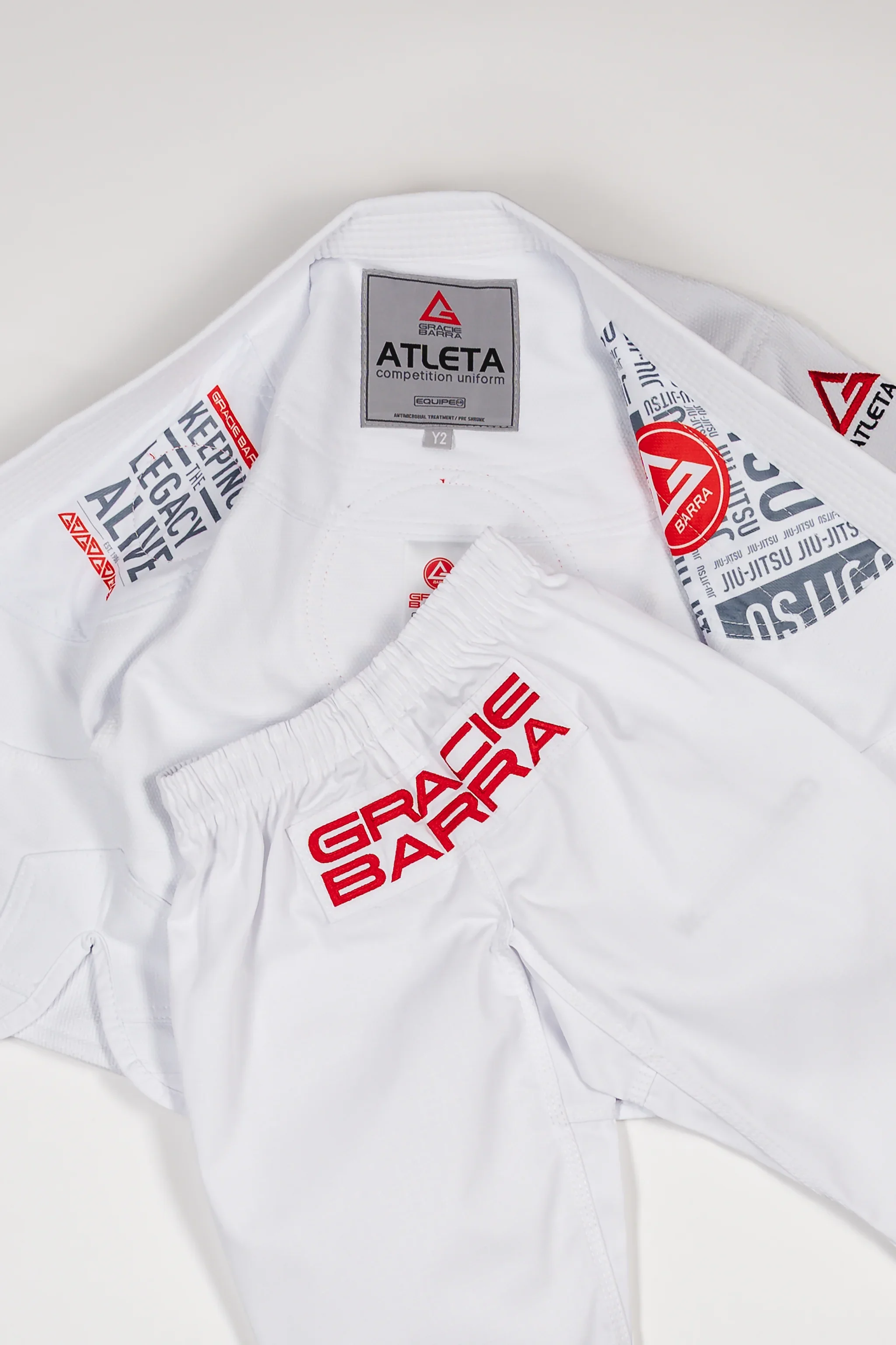 AtletaGB V4 Youth Kimono - White - Image 4
