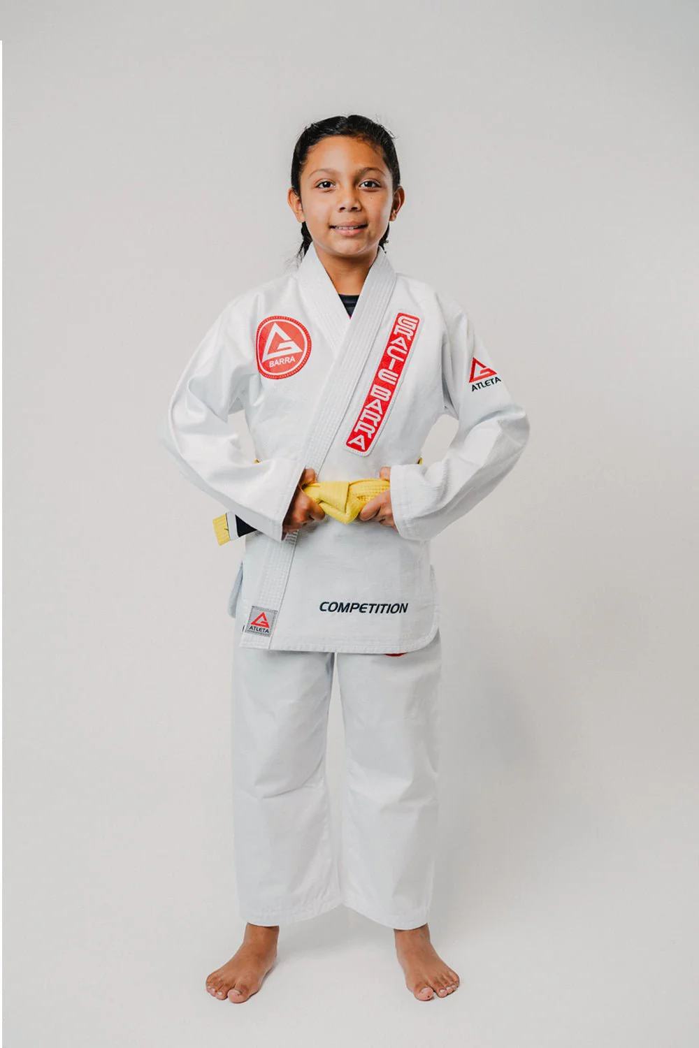 AtletaGB V4 Youth Kimono - White - Image 5