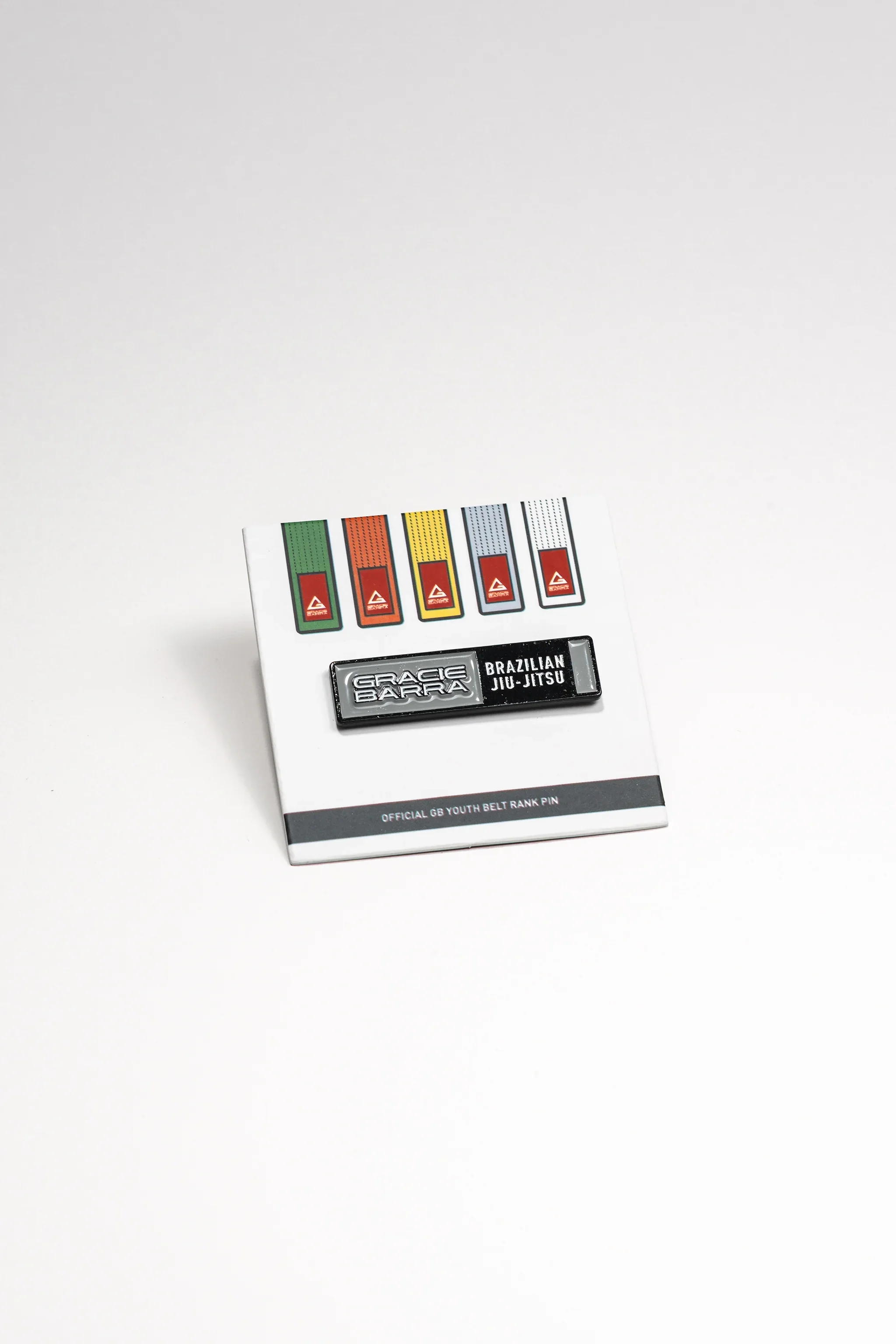 BJJ Kids Belt Pin - Grey - Image 3