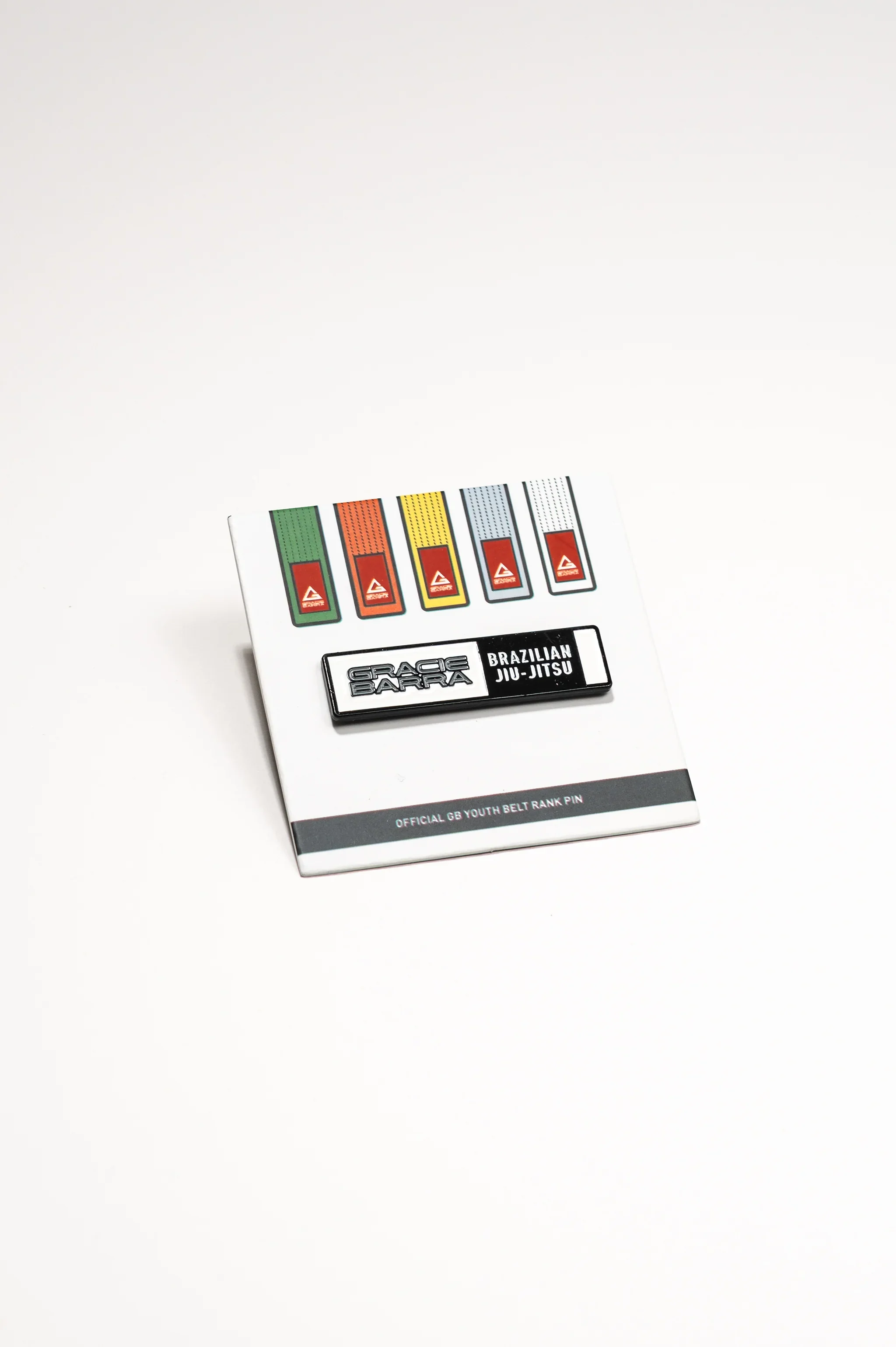 BJJ Kids Belt Pin - White - Image 3