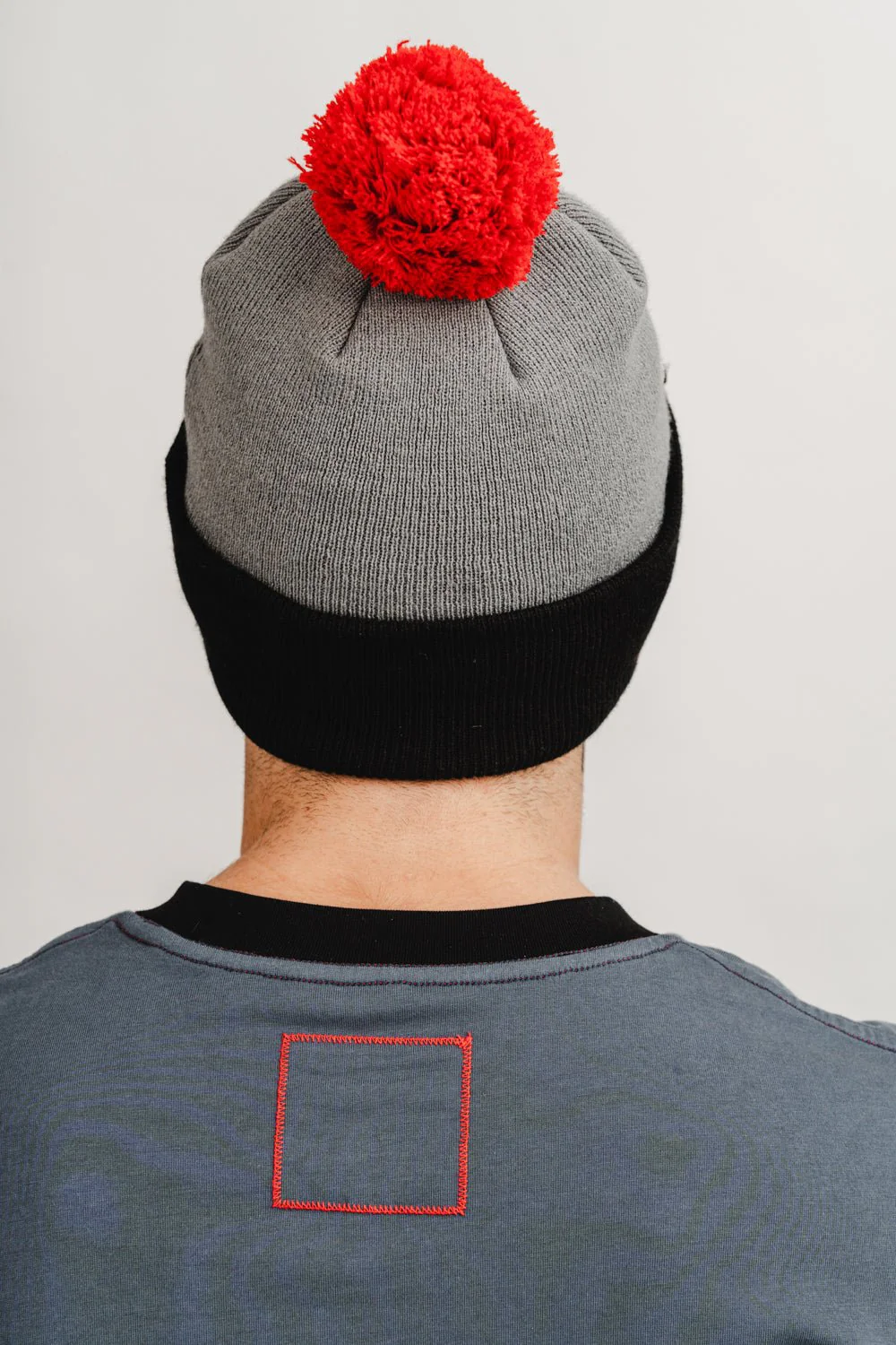 Colorblock Beanie - Grey - Image 2