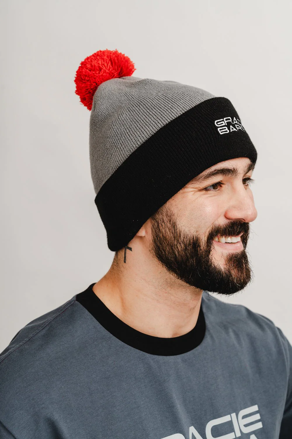 Colorblock Beanie - Grey - Image 3