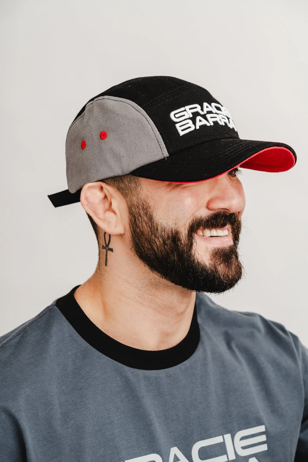 Colorblock Five Panel Cap - Black - Image 3