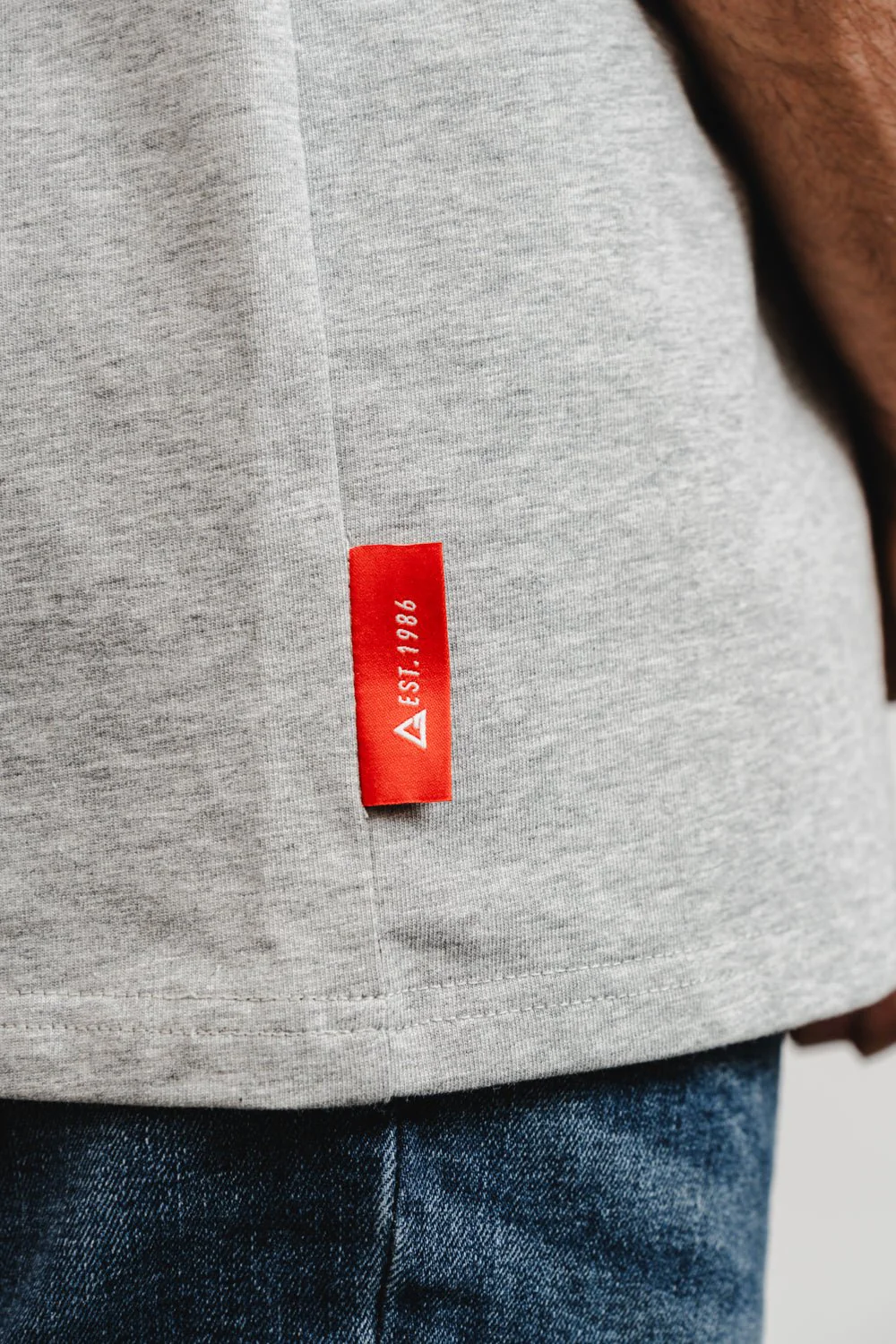 Colorblock Mens Tee - Grey/Black - Image 10