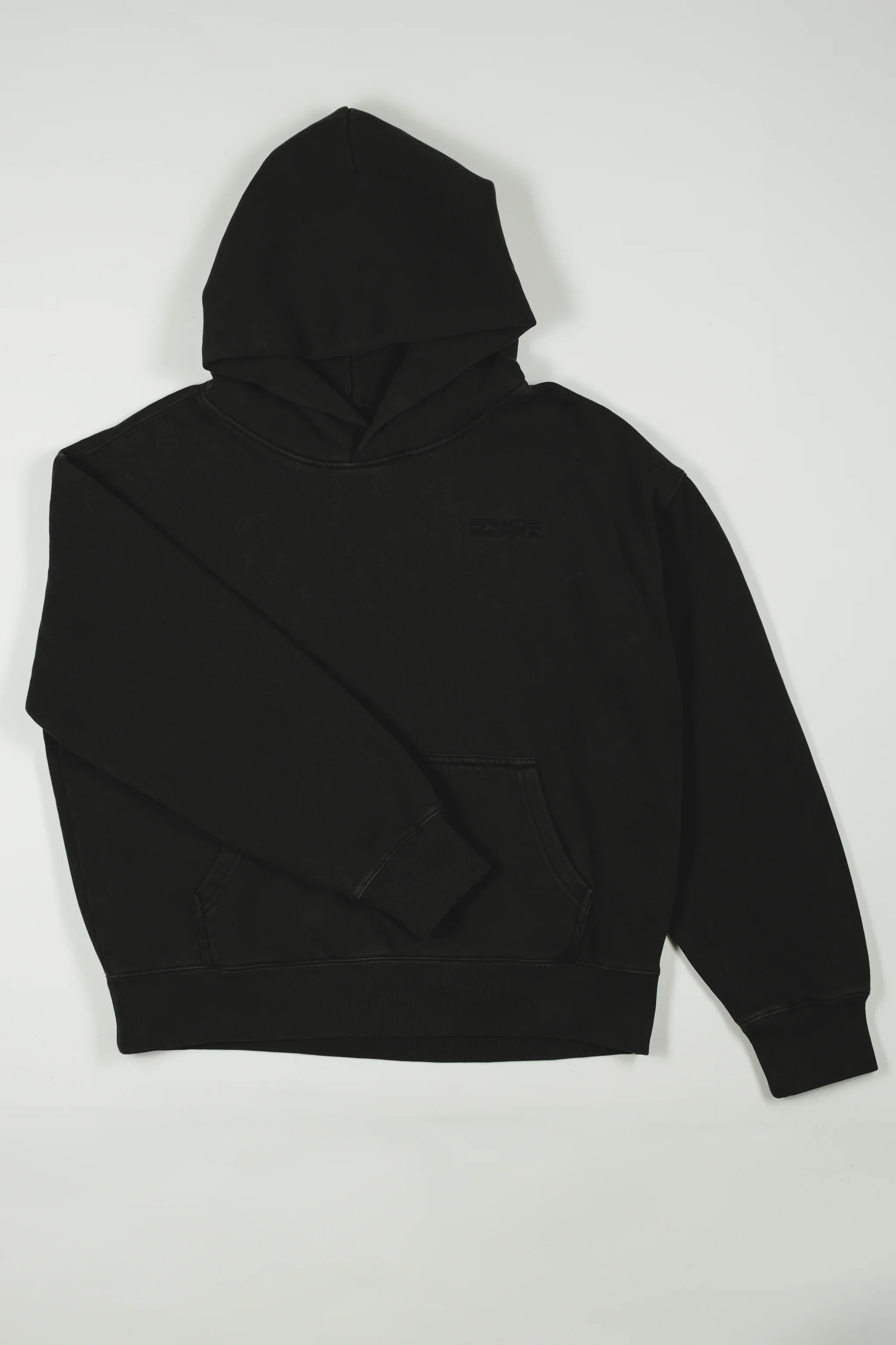 Emblem Womens Hoodie - Black - Image 4