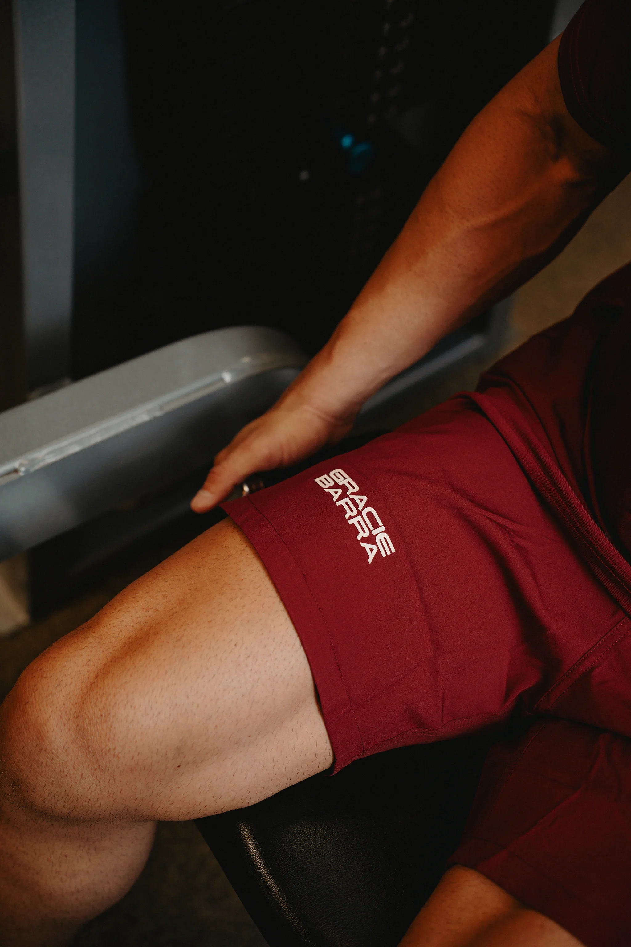 Equipe Motion Mens Shorts - Maroon - Image 5