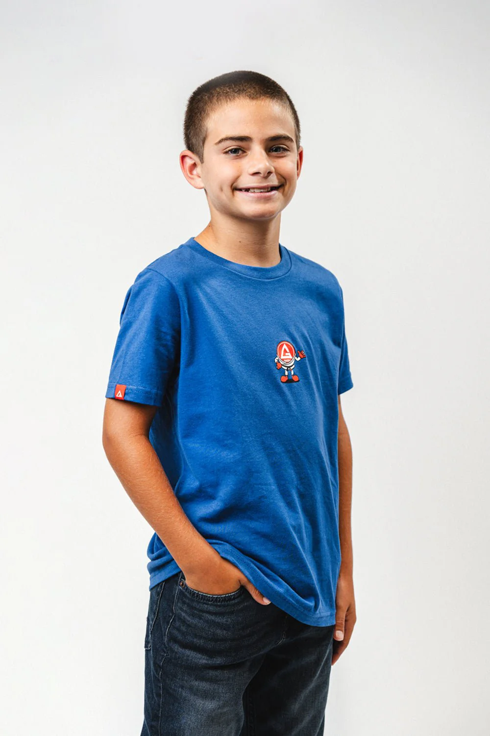 GB Barrinha Youth Tee - Blue - Image 7