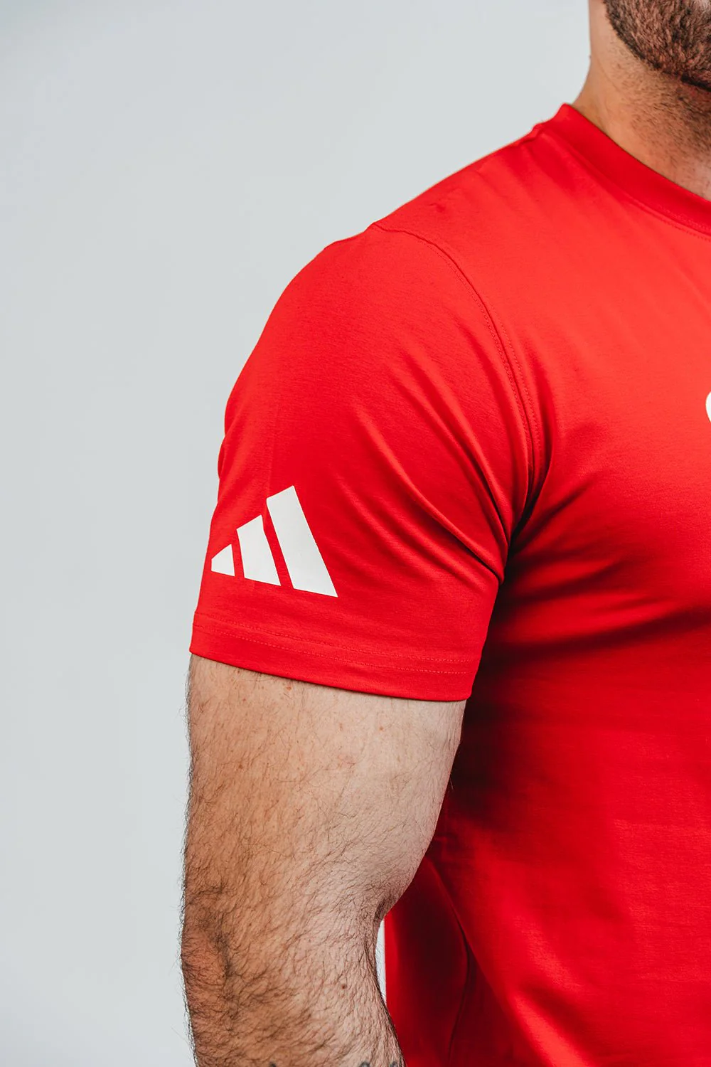 GB Comp Team Tee by adidas - Red - Image 6