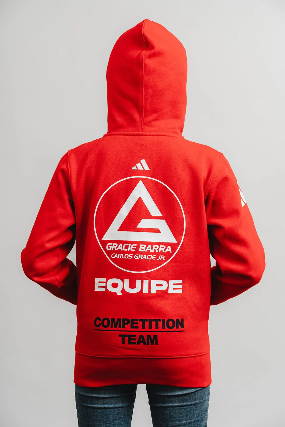 GB Comp Team Youth Zip Hoodie by adidas - Red - Image 5