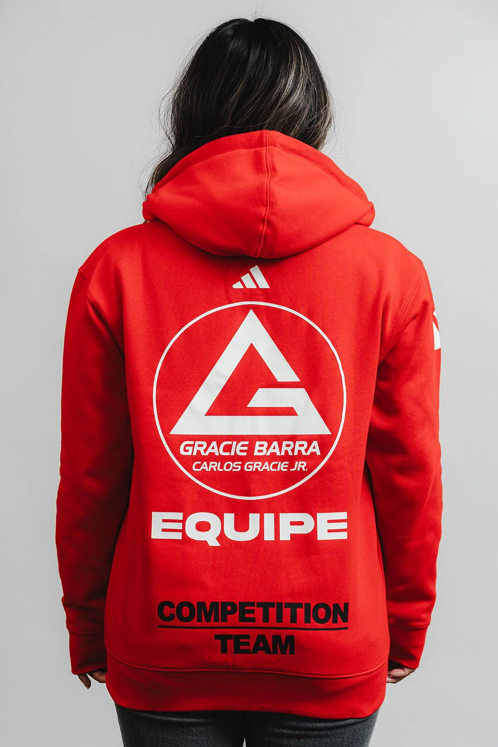 GB Comp Team Zip Hoodie by adidas - Red - Image 12