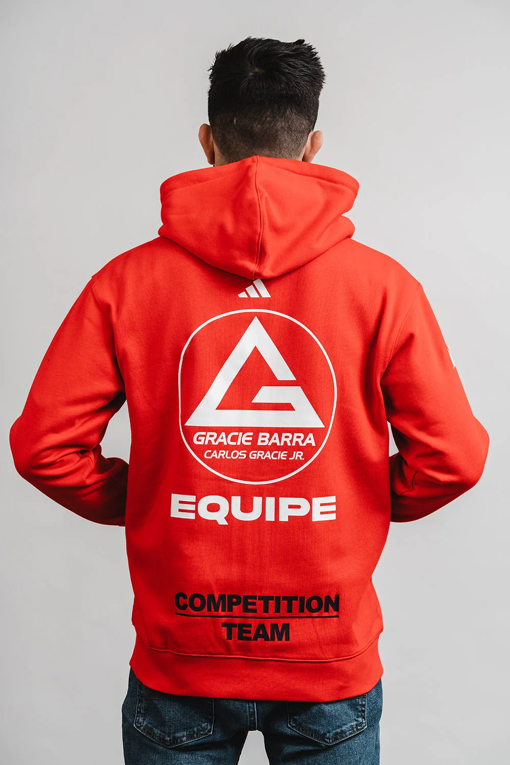 GB Comp Team Zip Hoodie by adidas - Red - Image 2