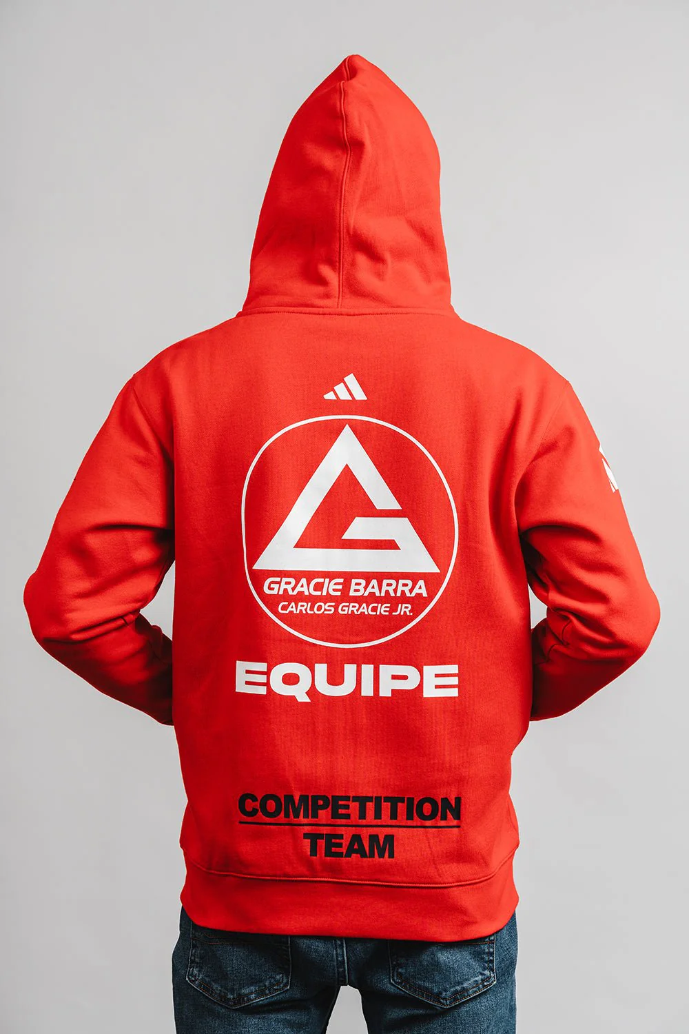 GB Comp Team Zip Hoodie by adidas - Red - Image 6