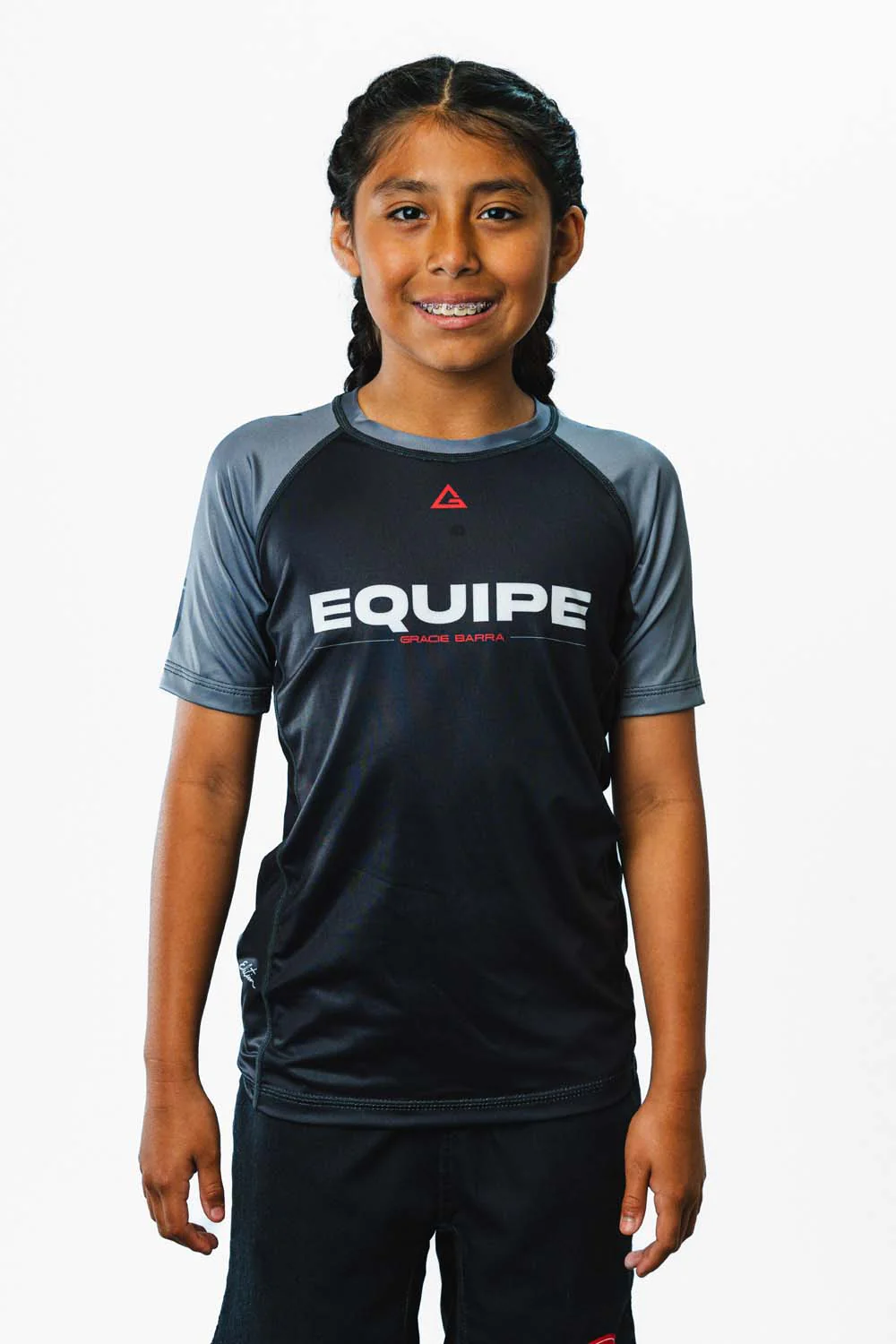 GB Edition S/S Youth Ranked Rashguard - Grey - Image 10