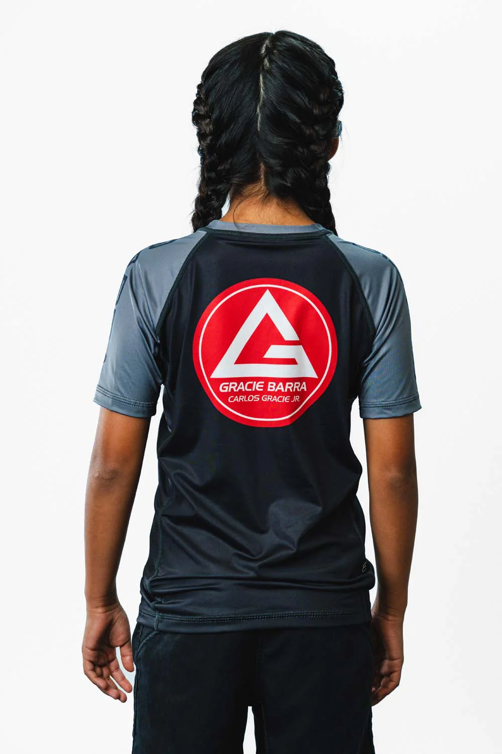 GB Edition S/S Youth Ranked Rashguard - Grey - Image 11