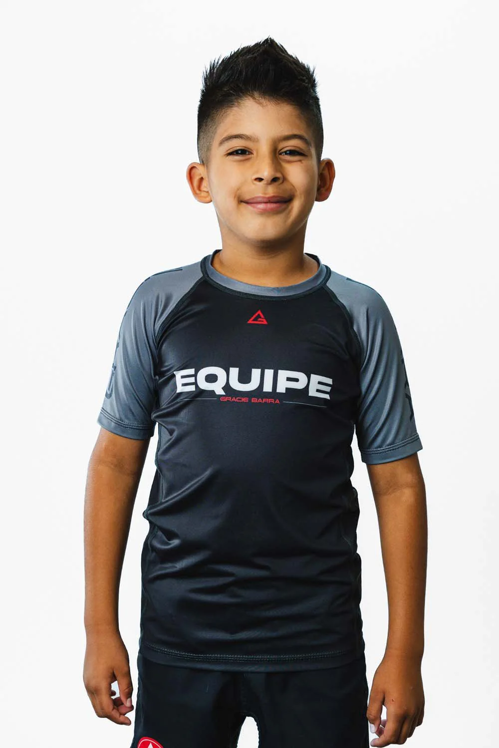 GB Edition S/S Youth Ranked Rashguard - Grey - Image 12