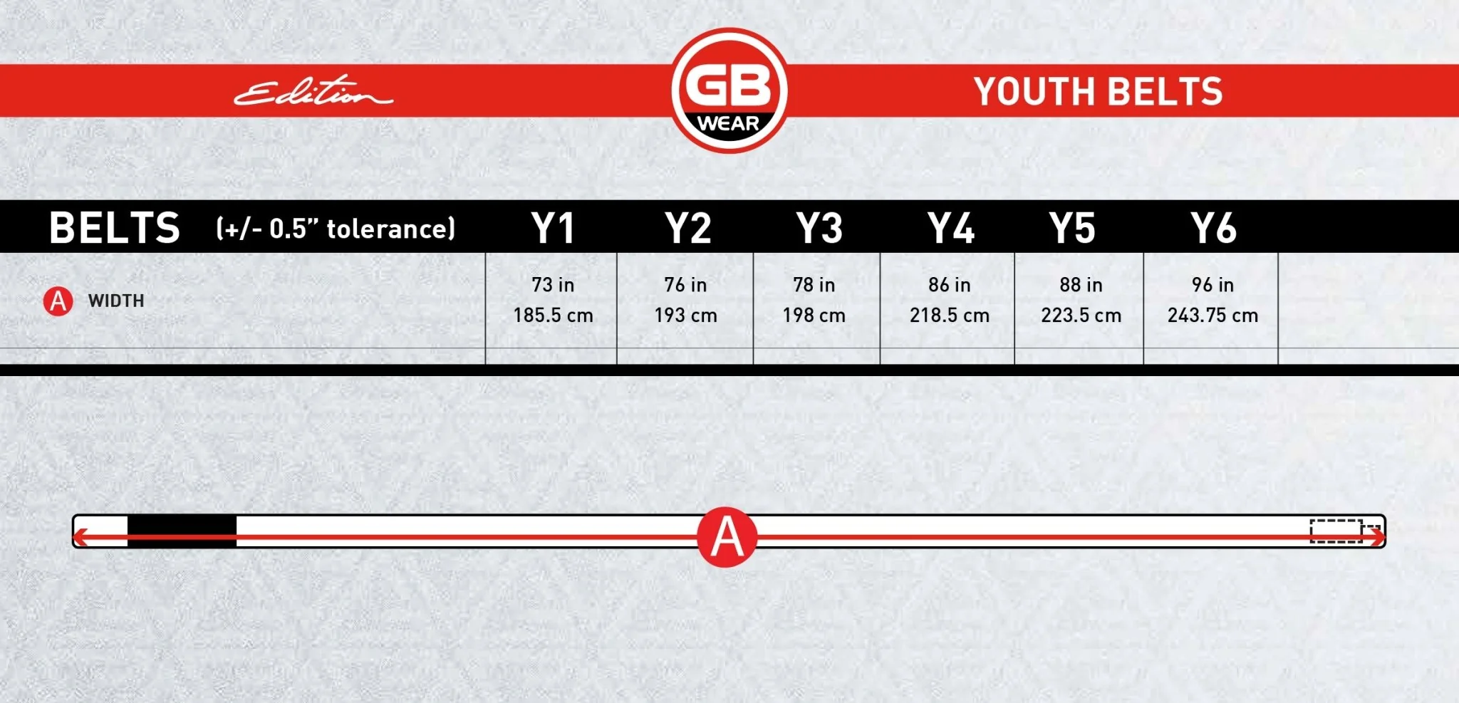 GB Edition Youth Belt - Orange - Image 4