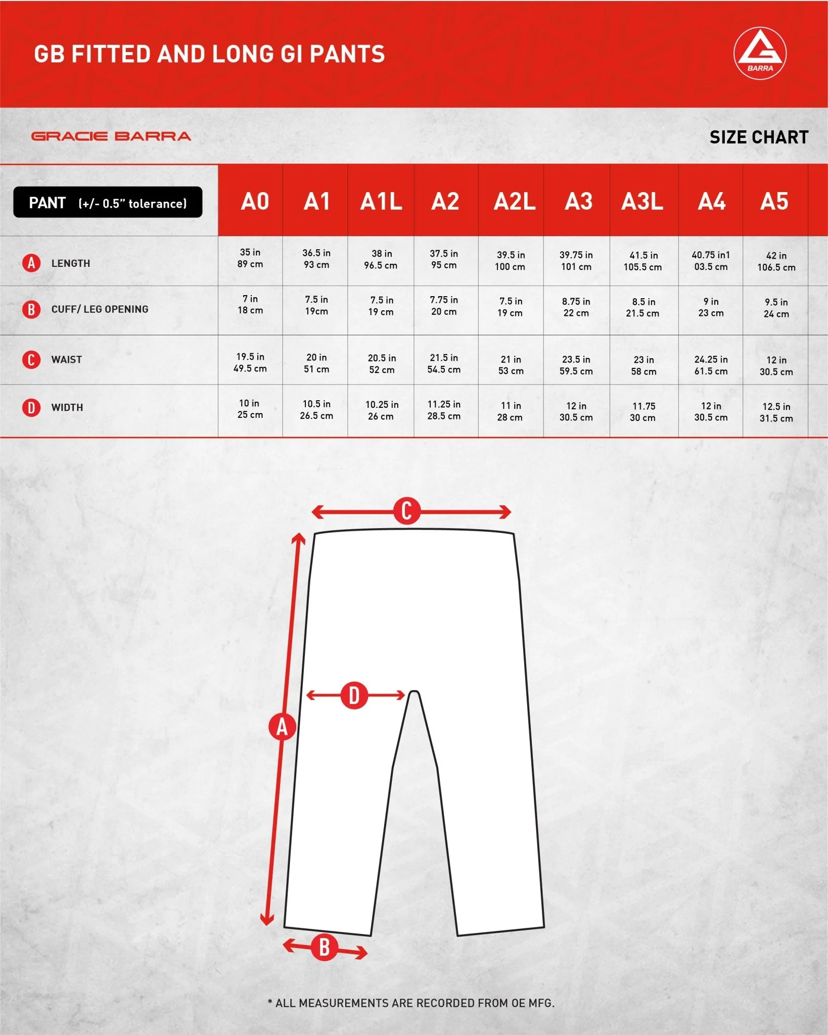 GB Fitted Gi Pants - Blue - Image 15