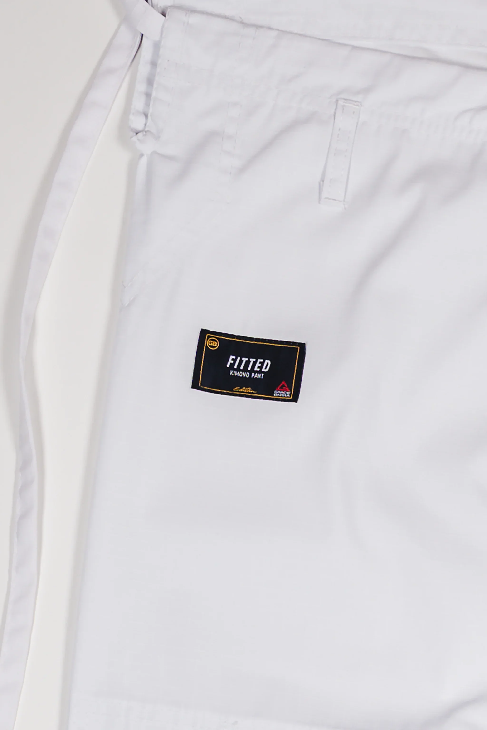 GB Fitted Gi Pants - White - Image 6