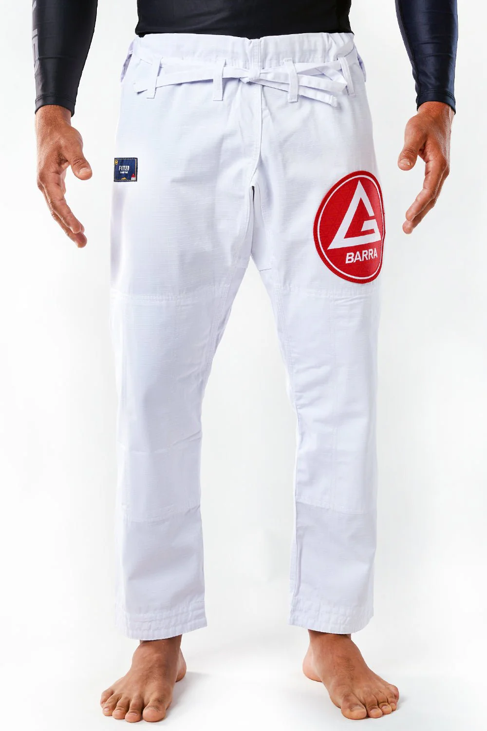 GB Fitted Gi Pants - White - Image 8