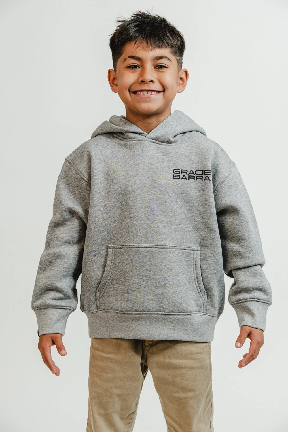 GB Grip Youth Hoodie - Grey - Image 7
