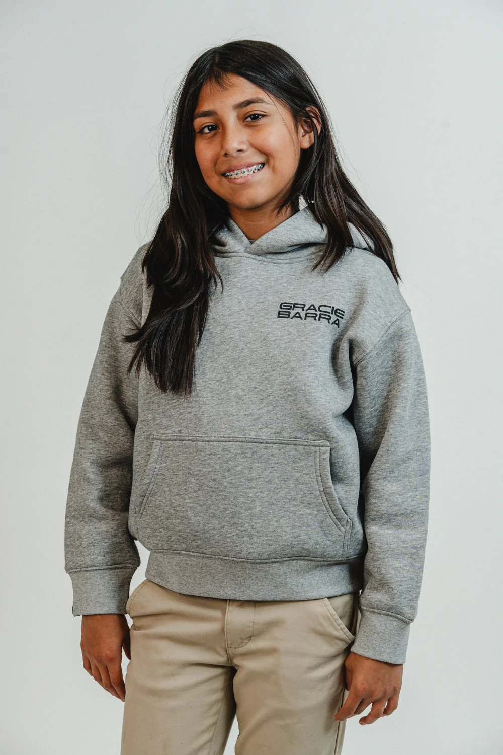 GB Grip Youth Hoodie - Grey - Image 8