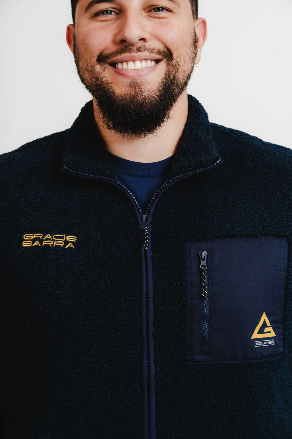 GB Lutador Sherpa Jacket - Blue - Image 7