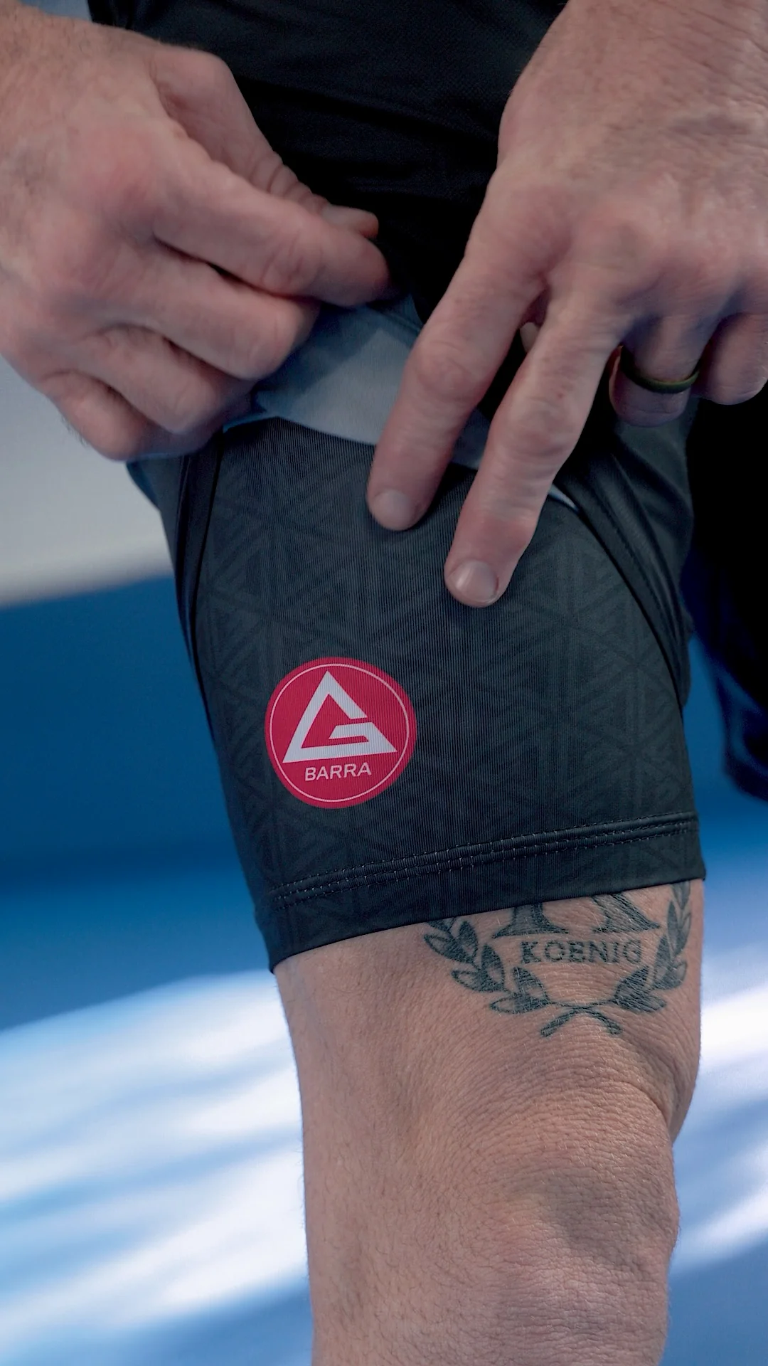 GB Mens 9" Equipe Compression Shorts Multipack - Black - Image 2