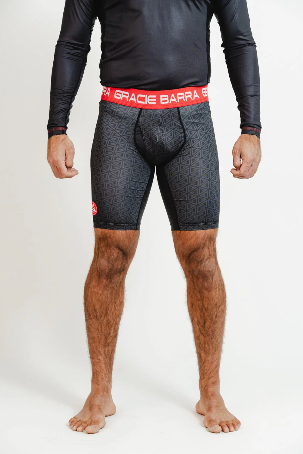 GB Mens 9" Equipe Compression Shorts Multipack - Black