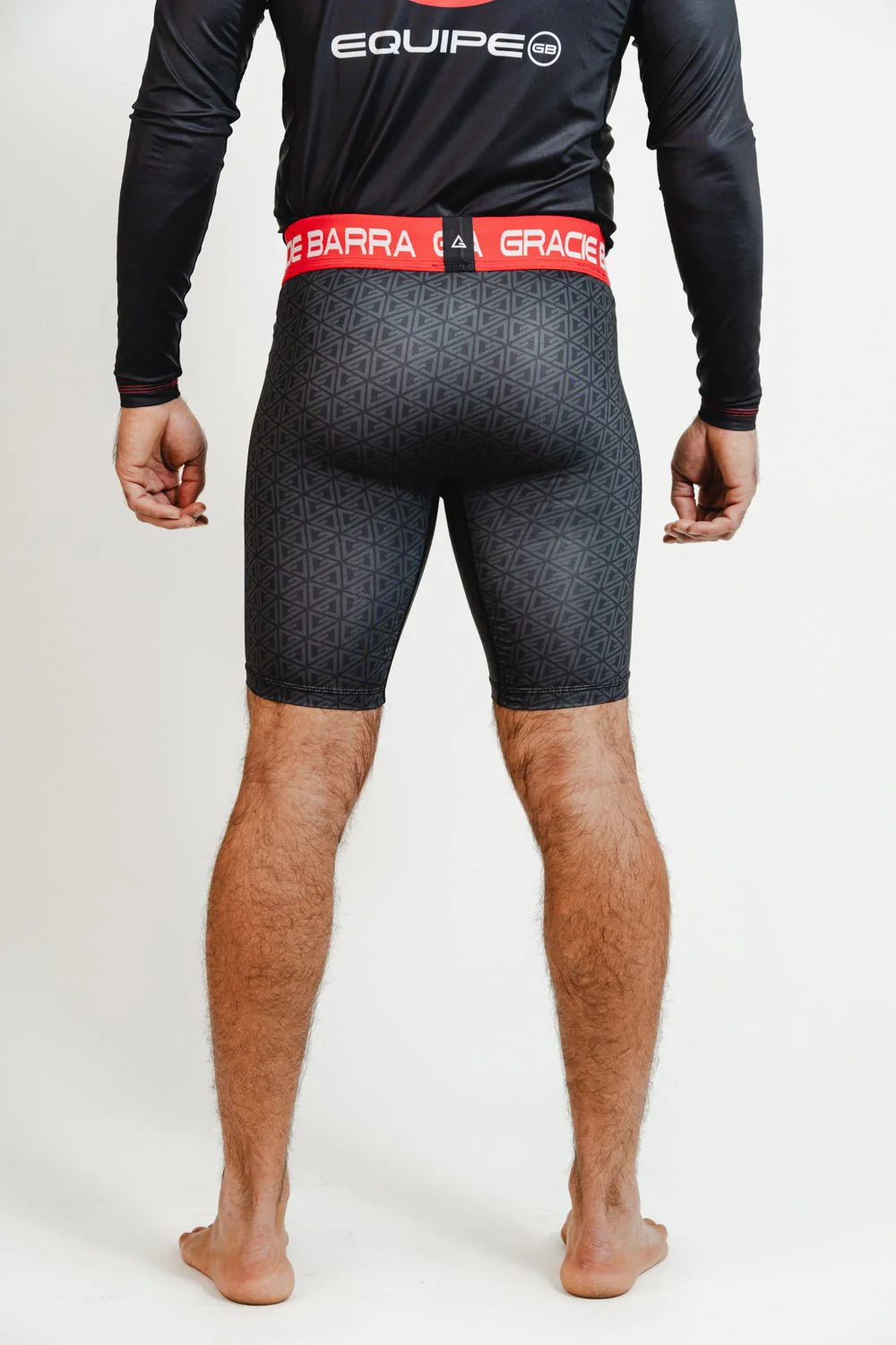 GB Mens 9" Equipe Compression Shorts Multipack - Black - Image 3