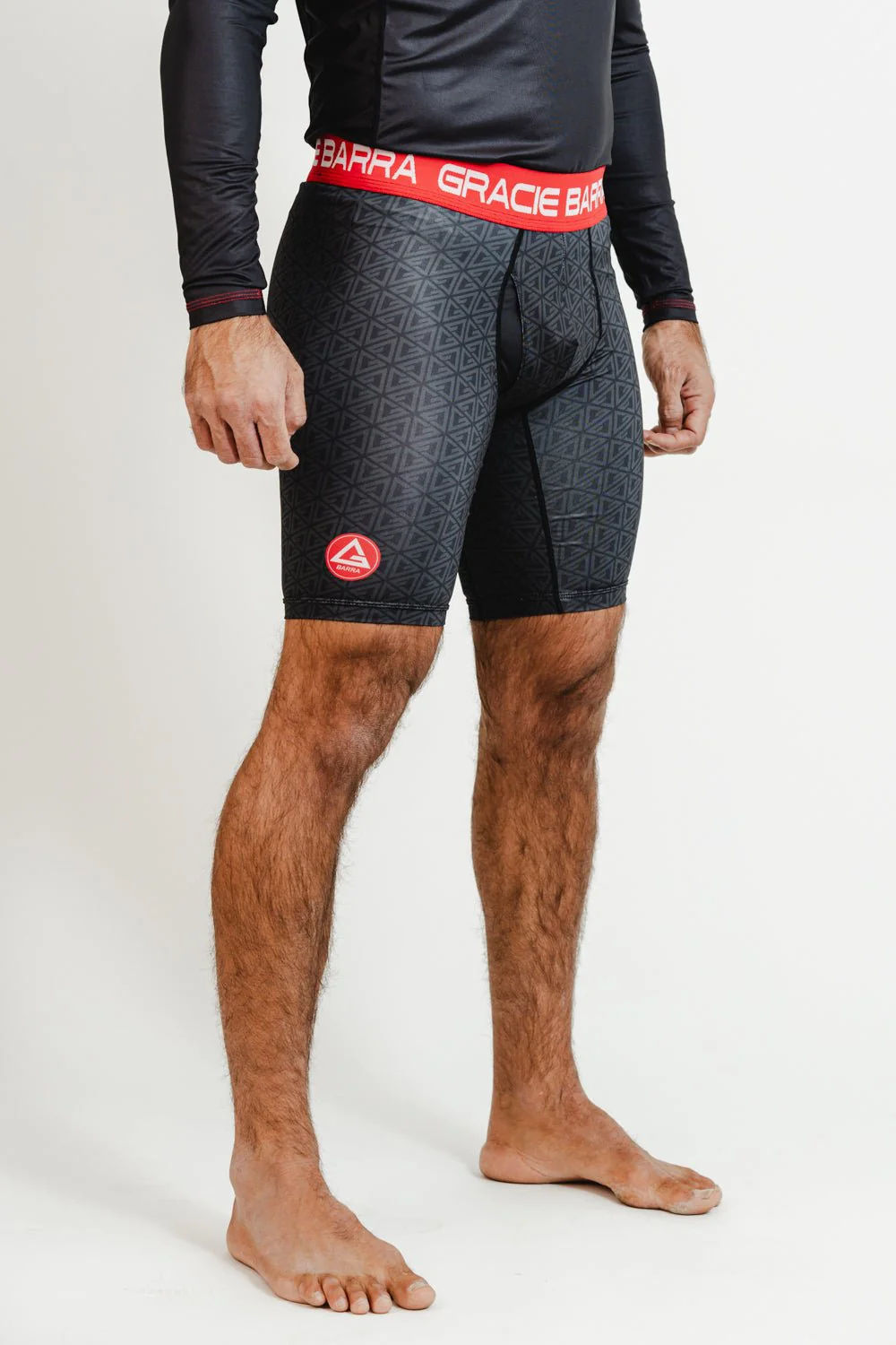 GB Mens 9" Equipe Compression Shorts Multipack - Black - Image 4