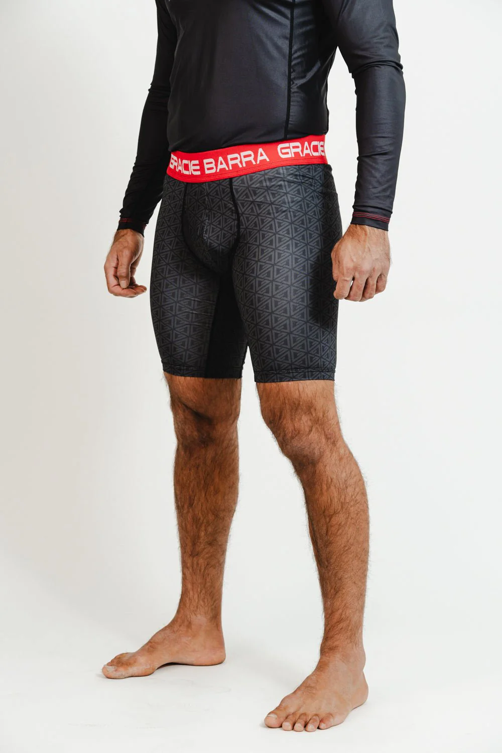 GB Mens 9" Equipe Compression Shorts Multipack - Black - Image 5