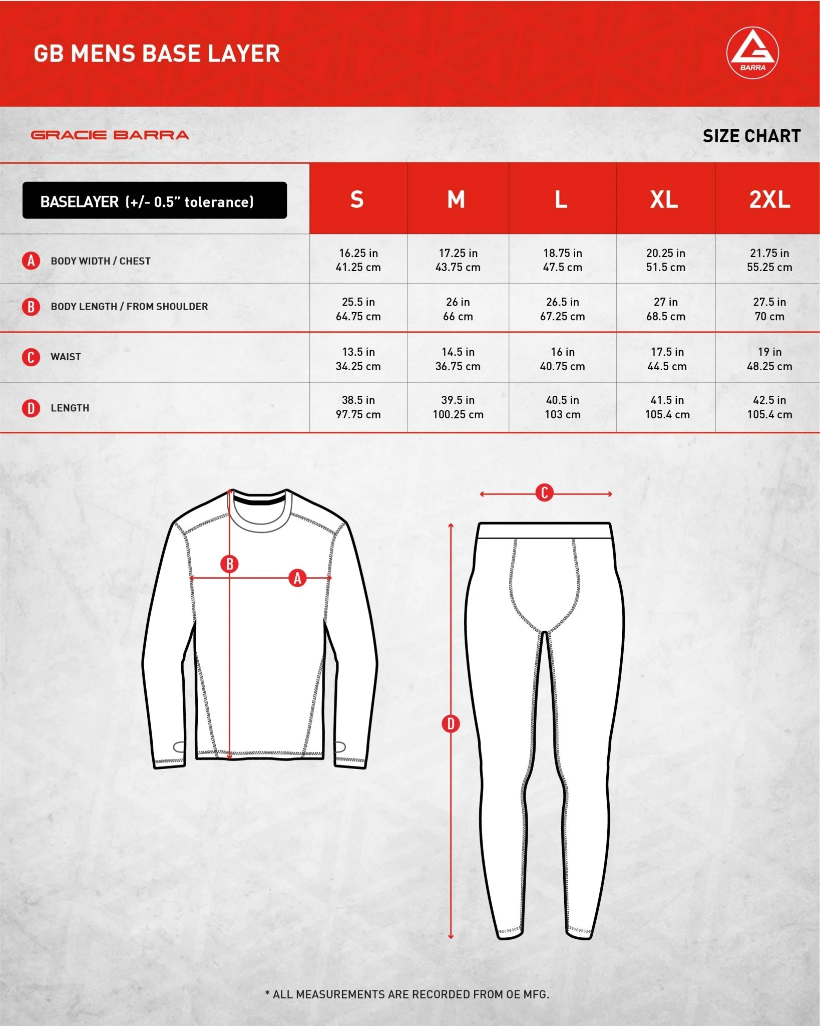 GB Mens Base Layer Set - Dark Grey - Image 9