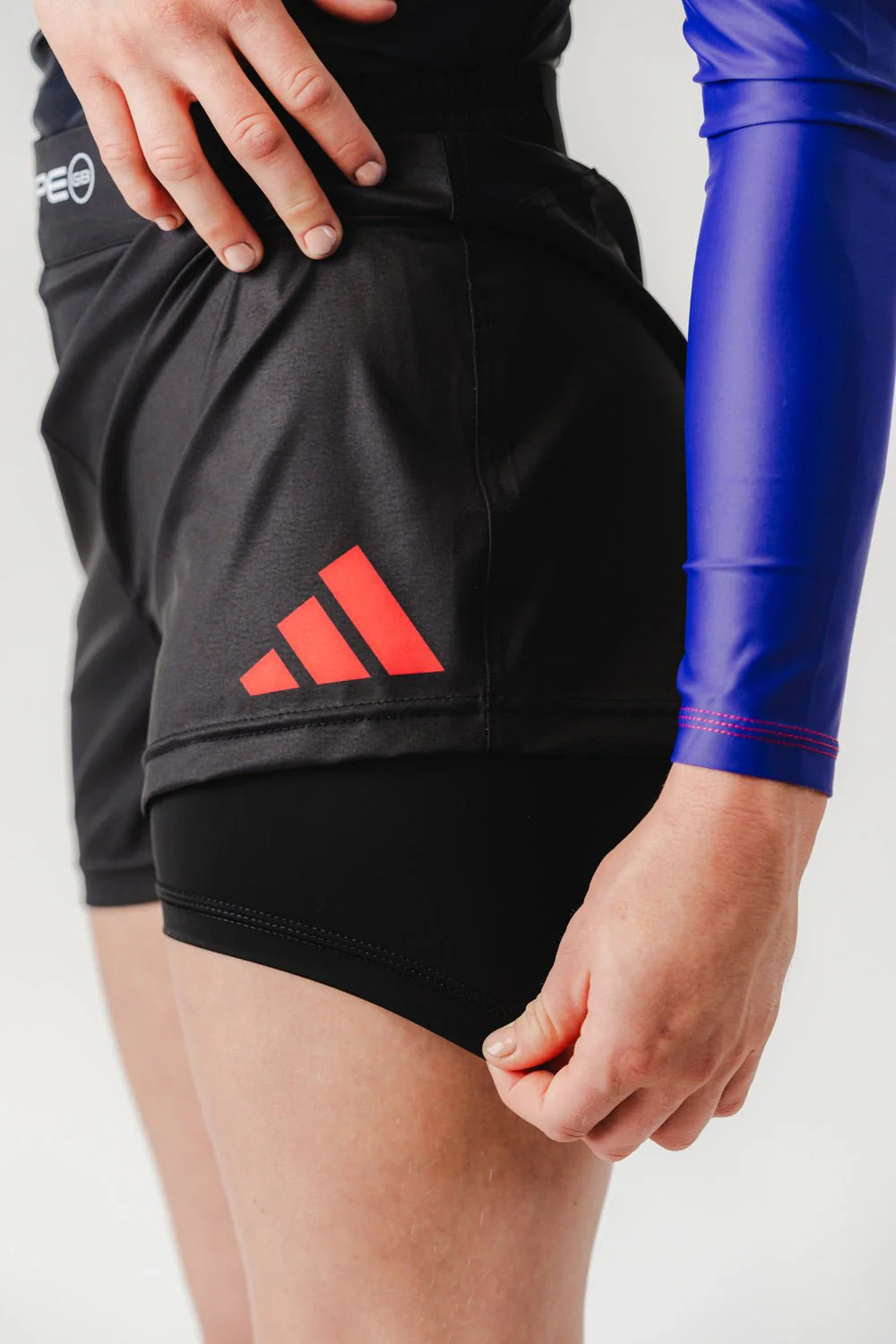 GB Performance Womens Training Shorts by adidas - Black - Image 9