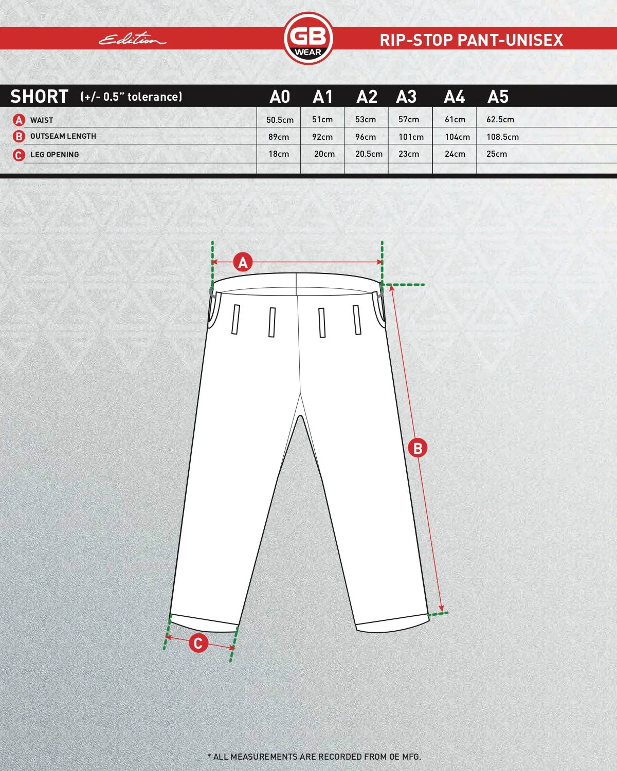 GB Ripstop Pants - Blue - Image 9