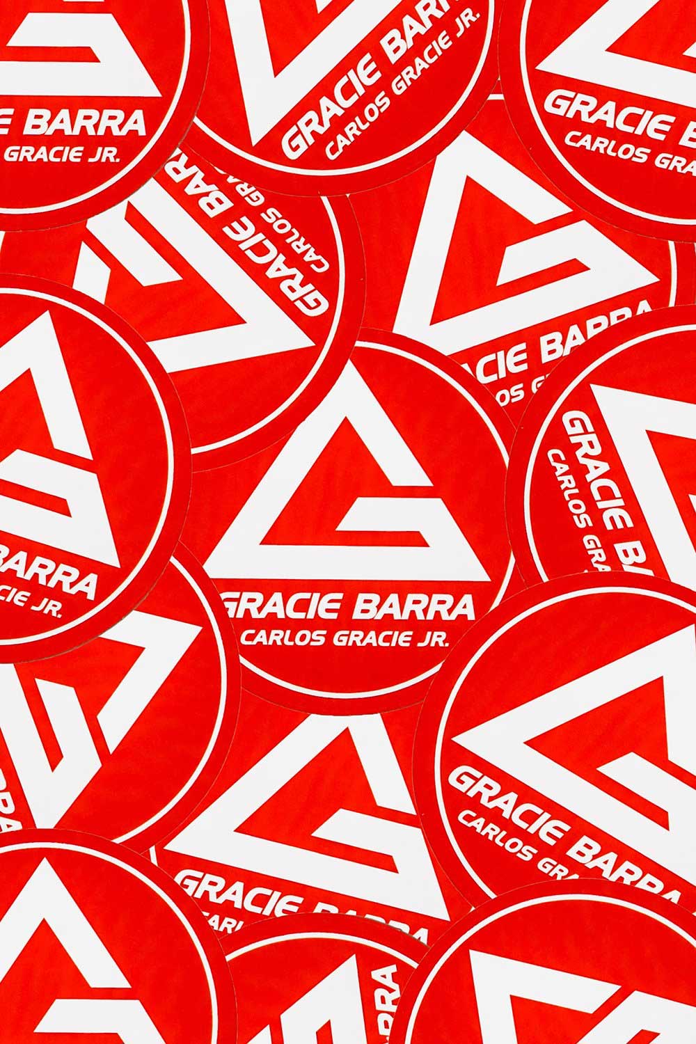 GB Round Sticker 3" x 3" - RED - Image 3