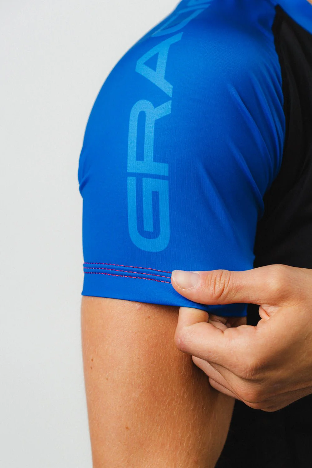 GB Essentials Womens Ranked Rashguard - Blue - Image 4