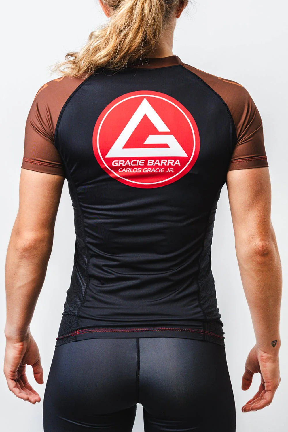 GB Essentials Womens Ranked Rashguard - Brown - Image 12