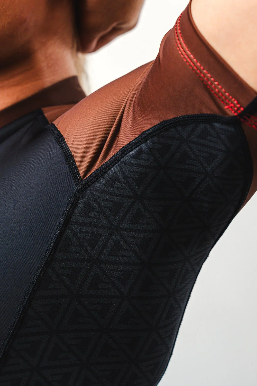 GB Essentials Womens Ranked Rashguard - Brown - Image 6