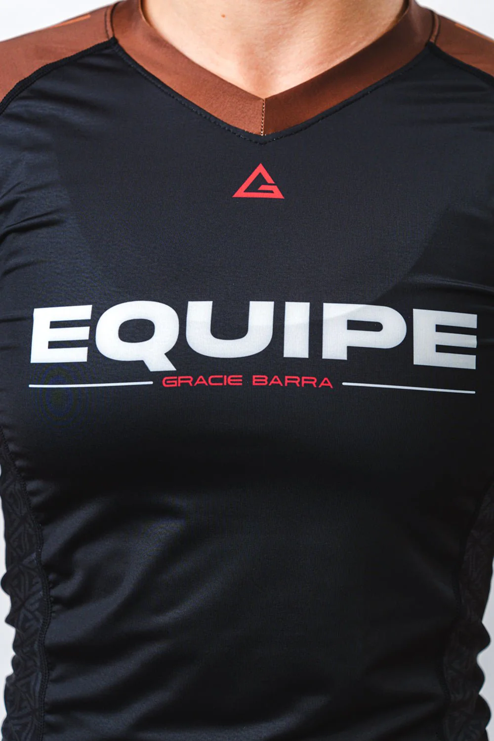 GB Essentials Womens Ranked Rashguard - Brown - Image 9