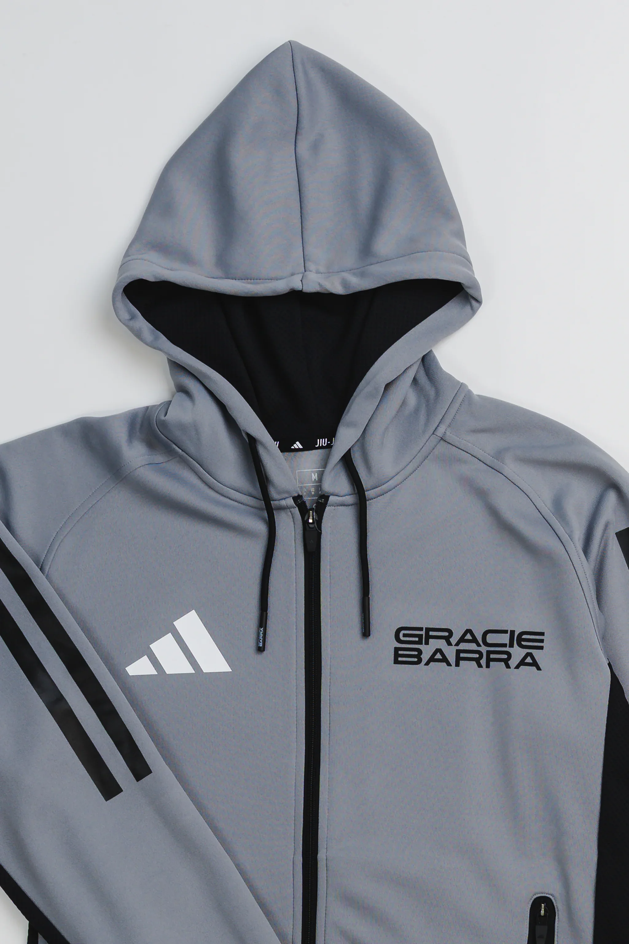 GB Team Track Jacket by adidas - Grey - Image 3