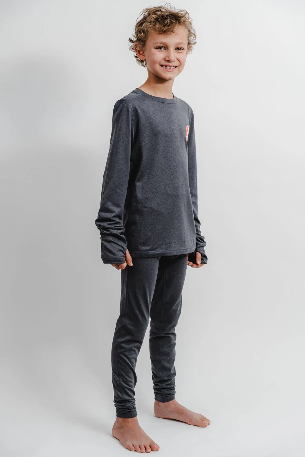 GB Youth Base Layer Set - Grey - Image 6