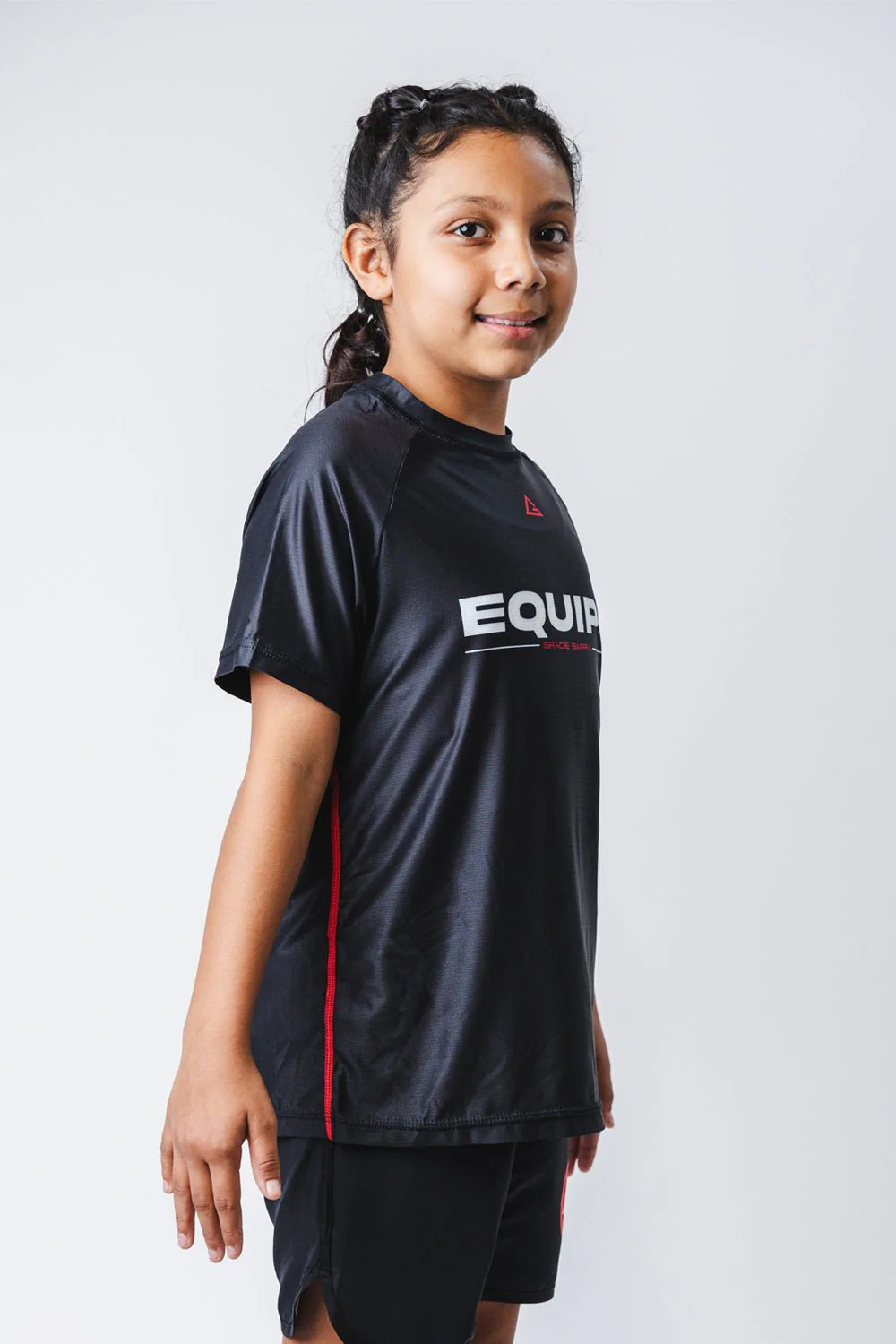 GB Essentials Youth Mesh Training Tee - Black - Image 7