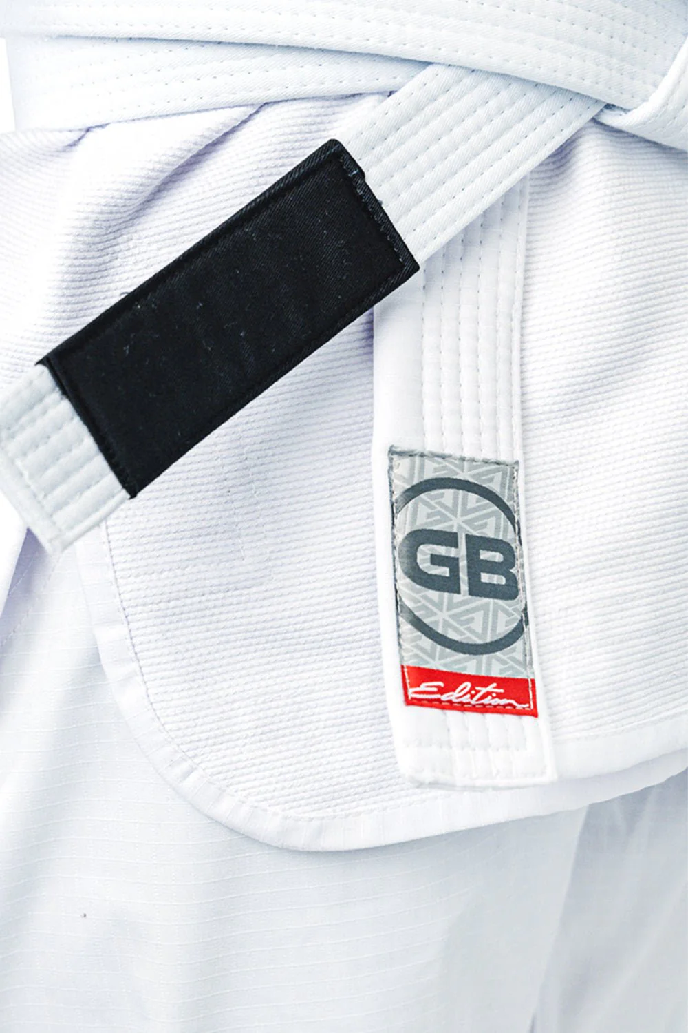 GB1 Womens Kimono with Belt - White - Image 9
