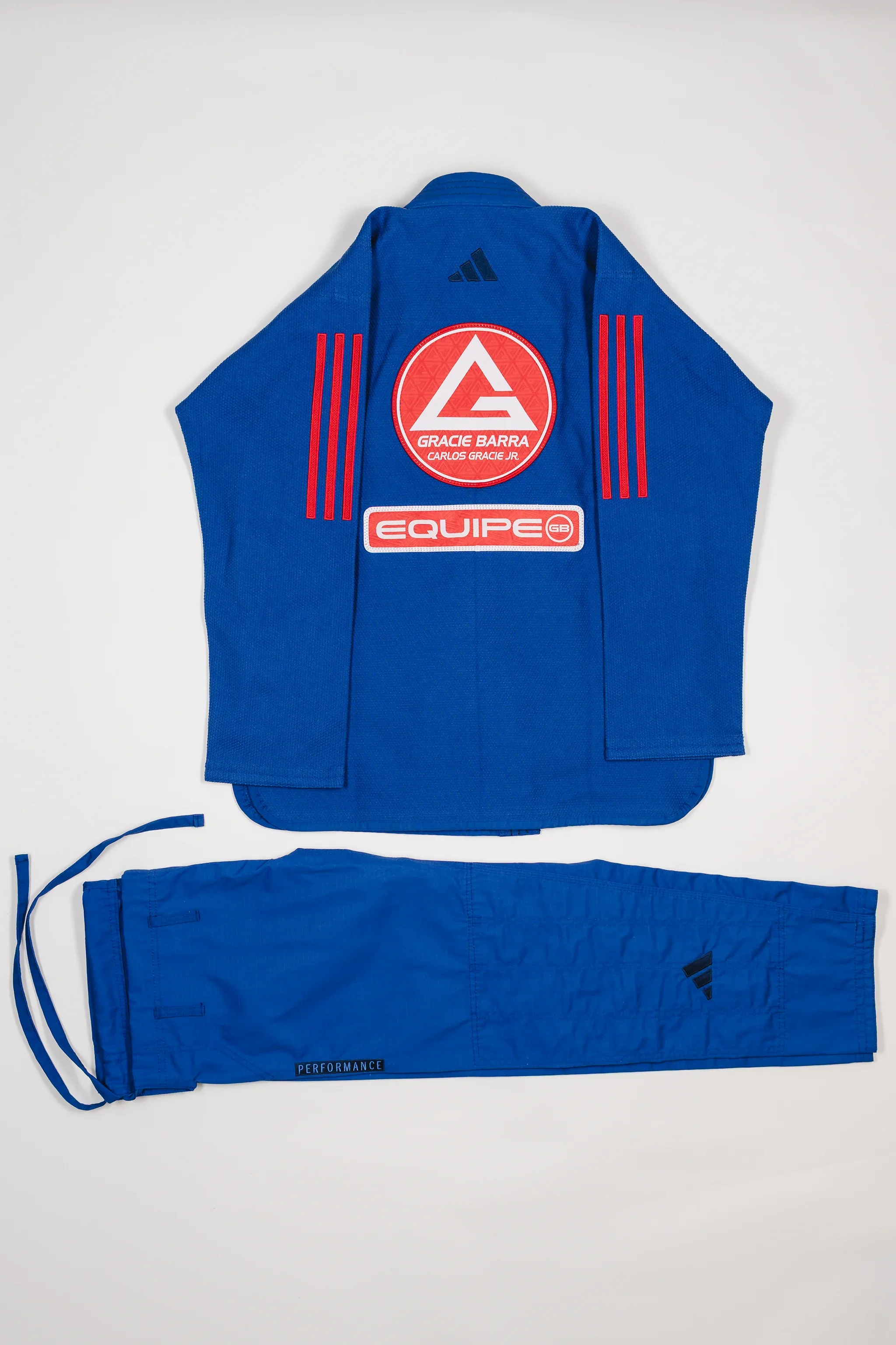 III Stripes Kimono by adidas - Blue - Image 4